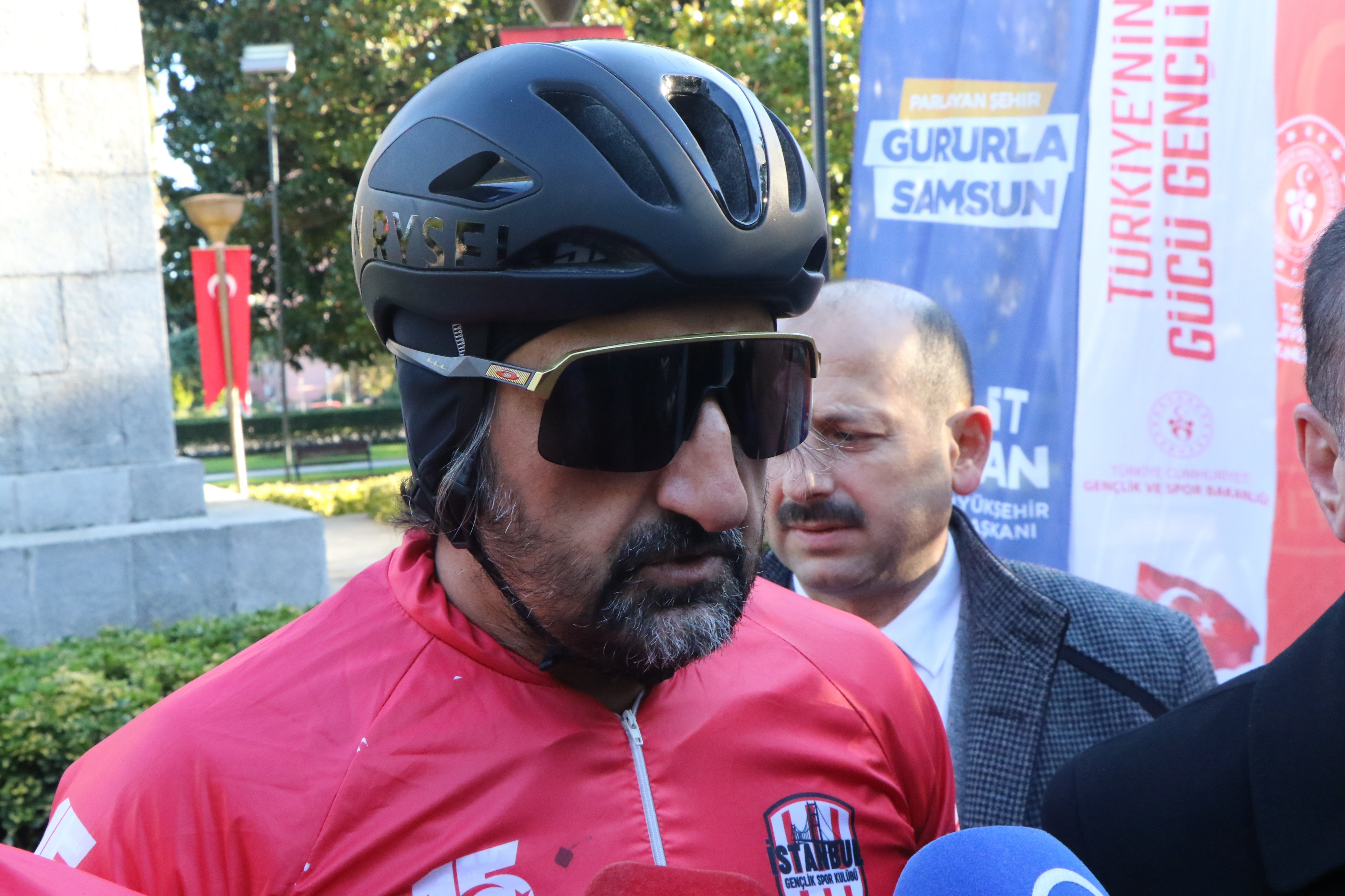 Sarıkamış Şehitleri Bisiklet Turu Samsun Uğurlama