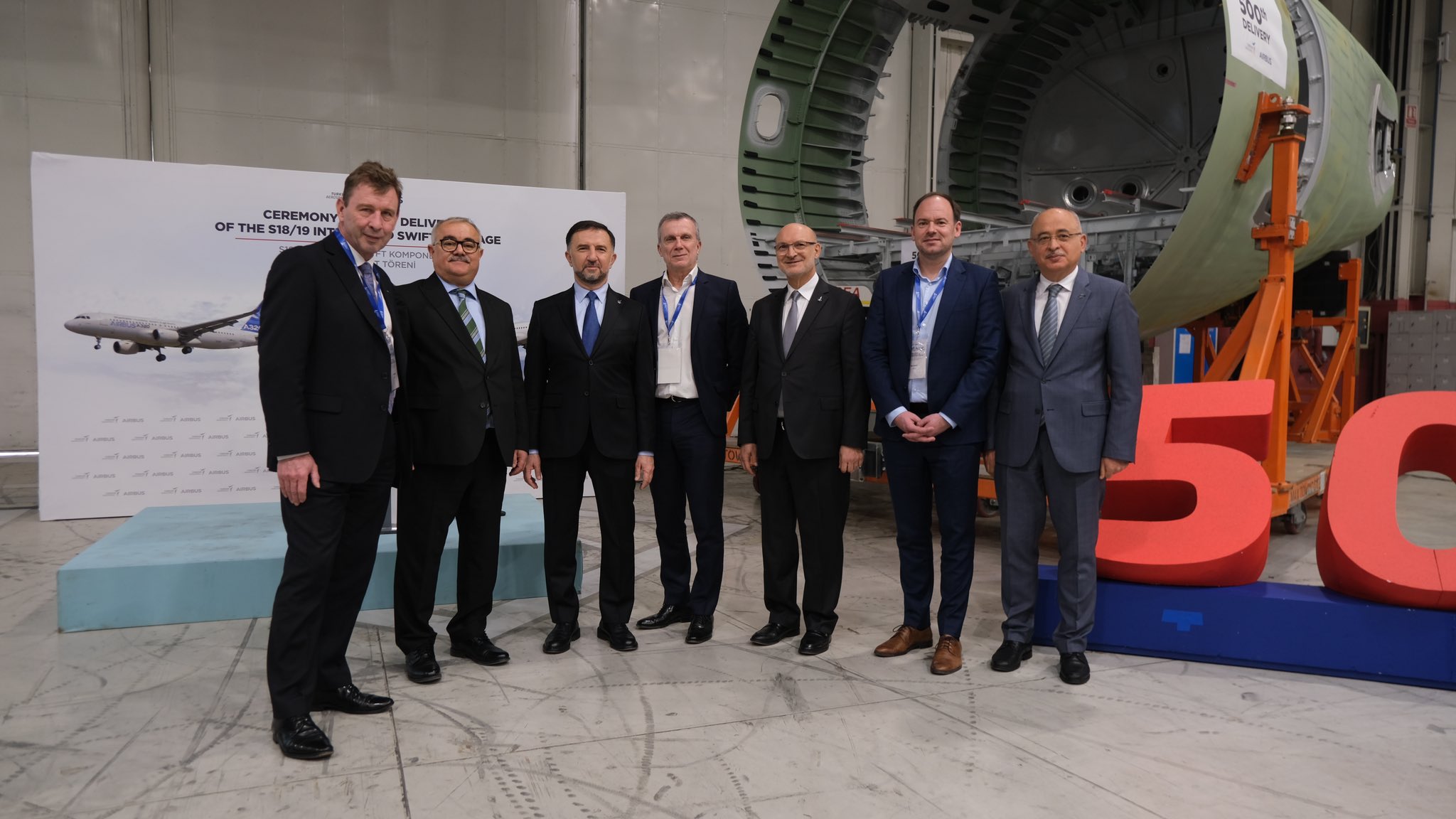 TUSAŞ Airbus uçak gövdesi teslimatı