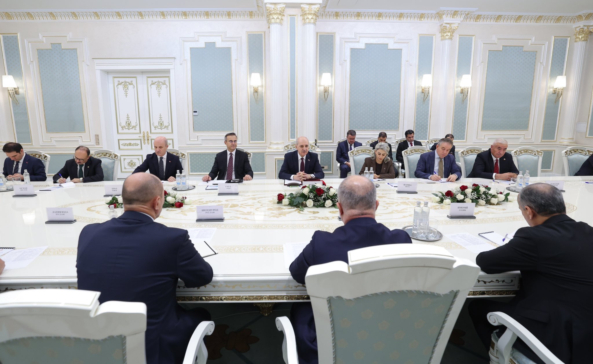 TBMM Başkanı Kurtulmuş Tacikistan ziyareti