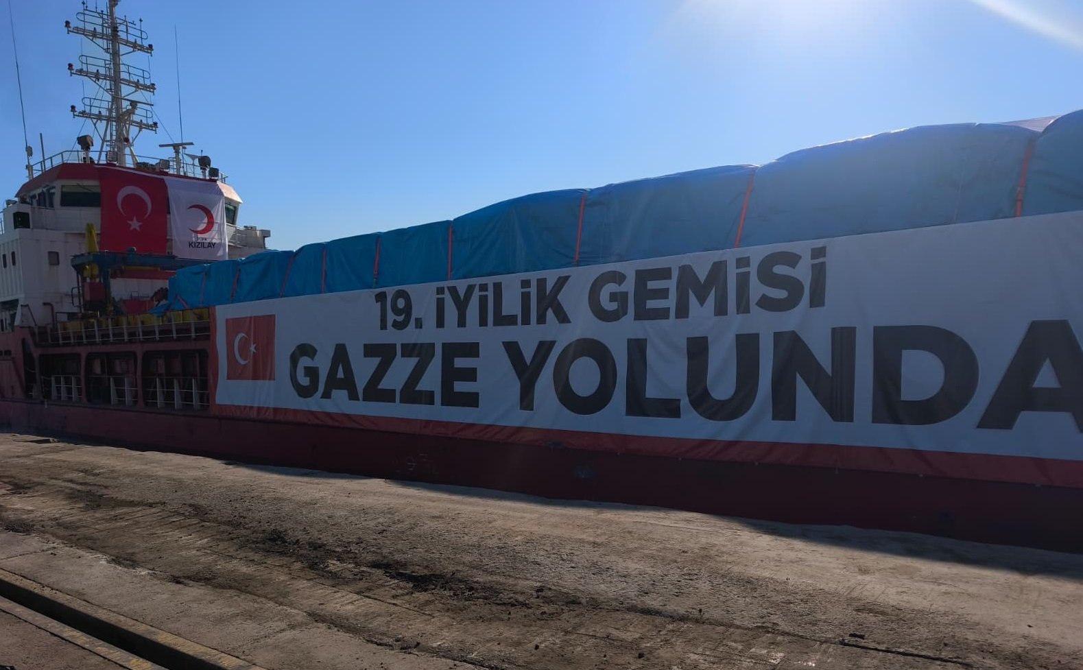 Türk Kızılay 19. İyilik Gemisi Gazze
