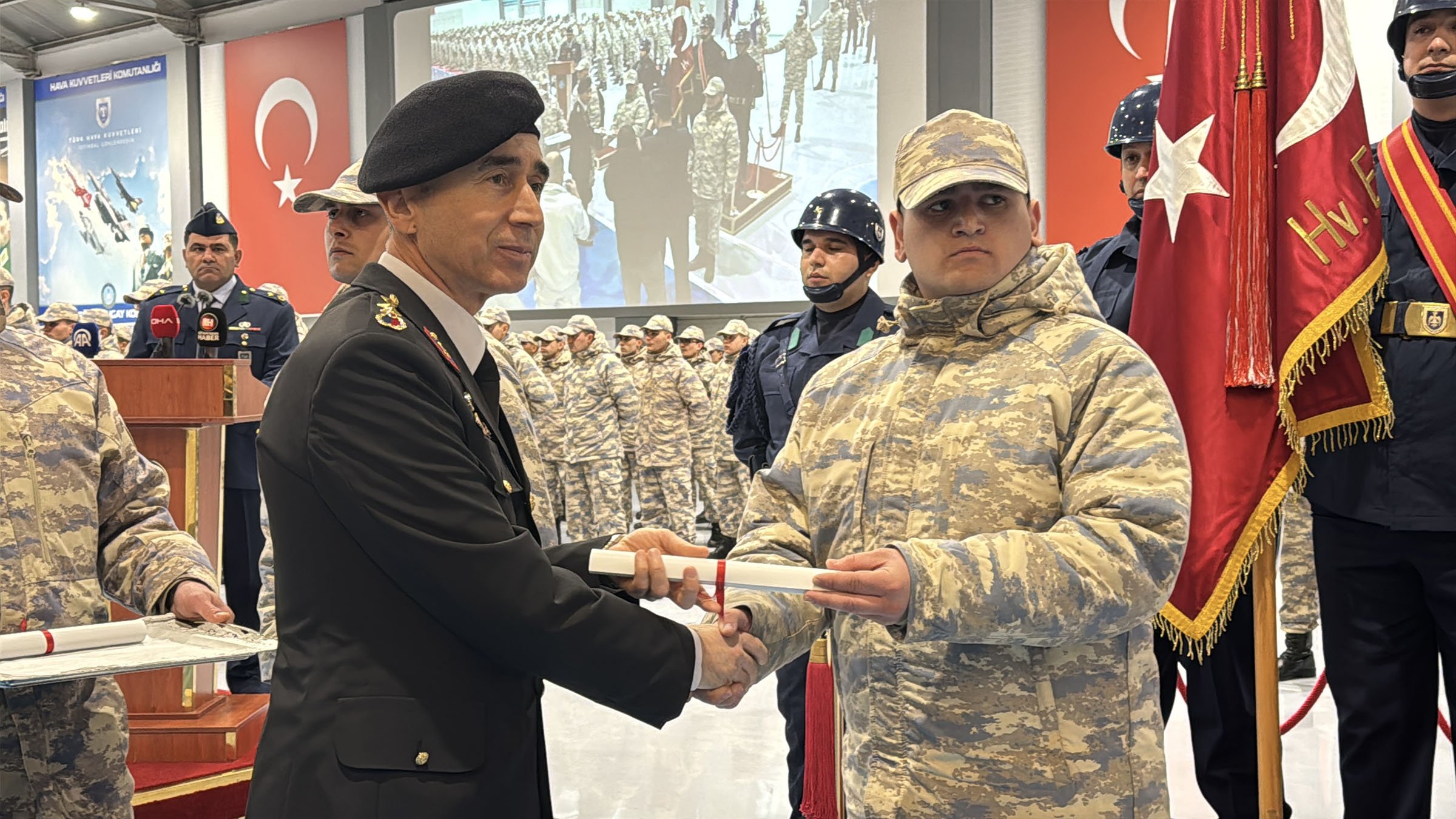 Tuğgeneral Mustafa Baş Konuşma Yapıyor