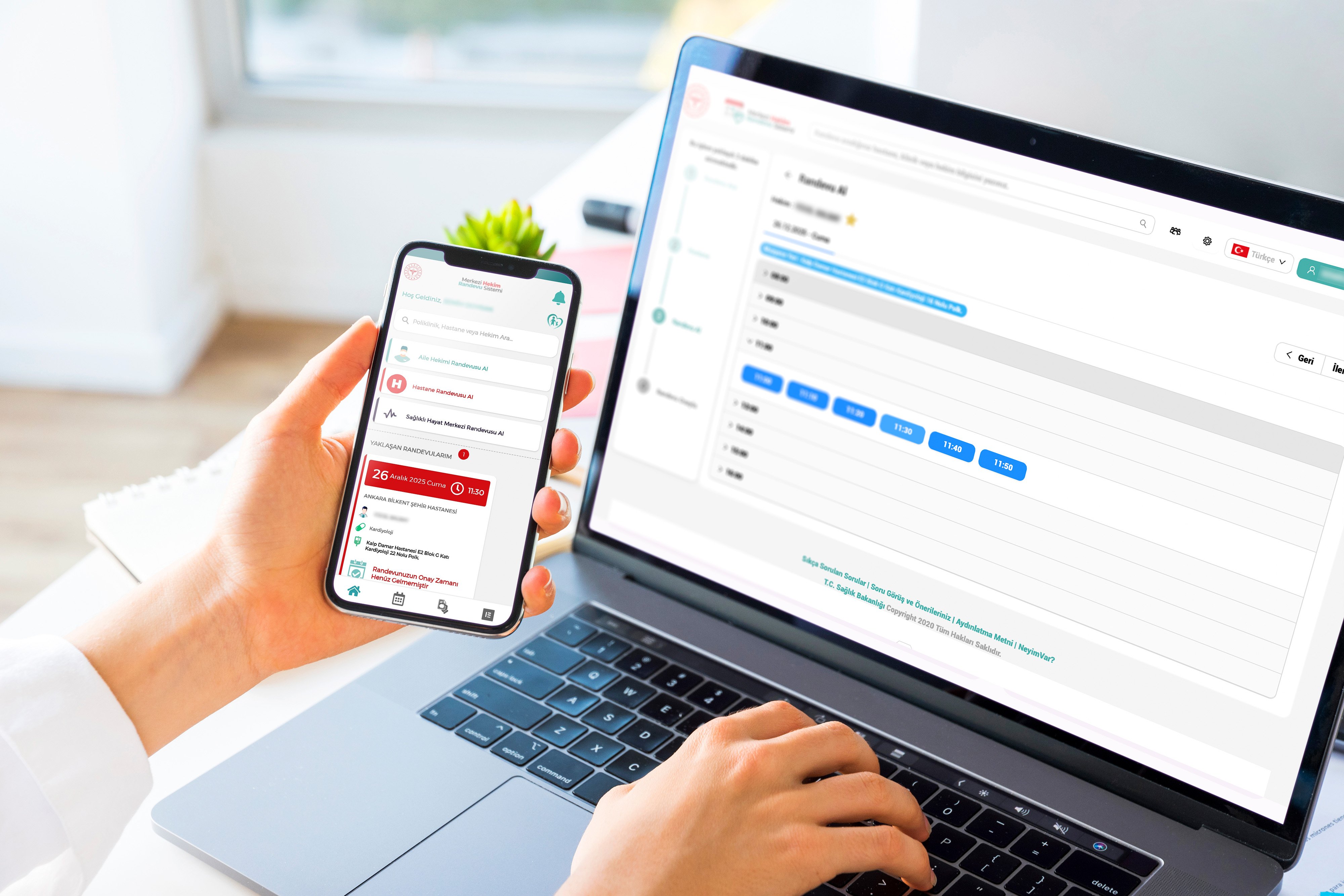 MHRS Mobil Uygulama Ekranı