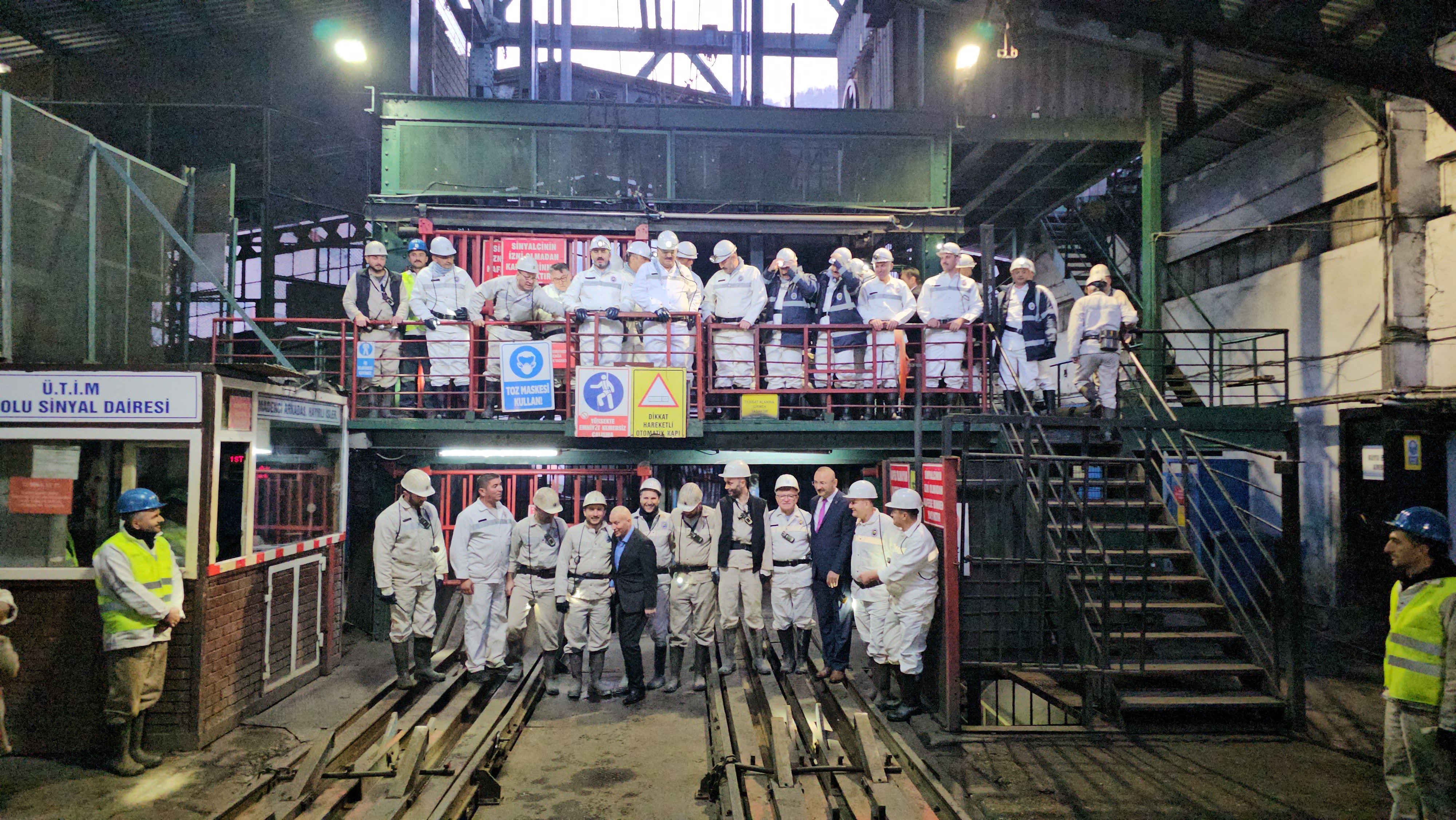 Bakan Yardımcıları Zonguldak Maden Ocağı