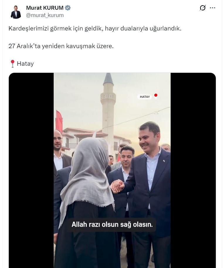 Hatay afet konutları teslim töreni hazırlıkları