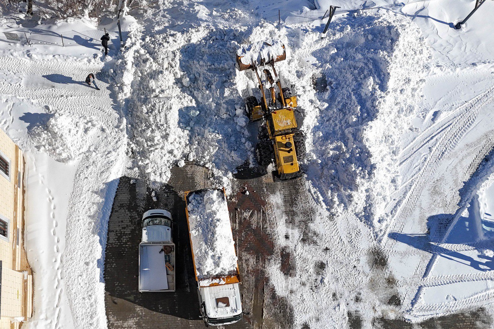 Bitlis kar temizleme çalışması