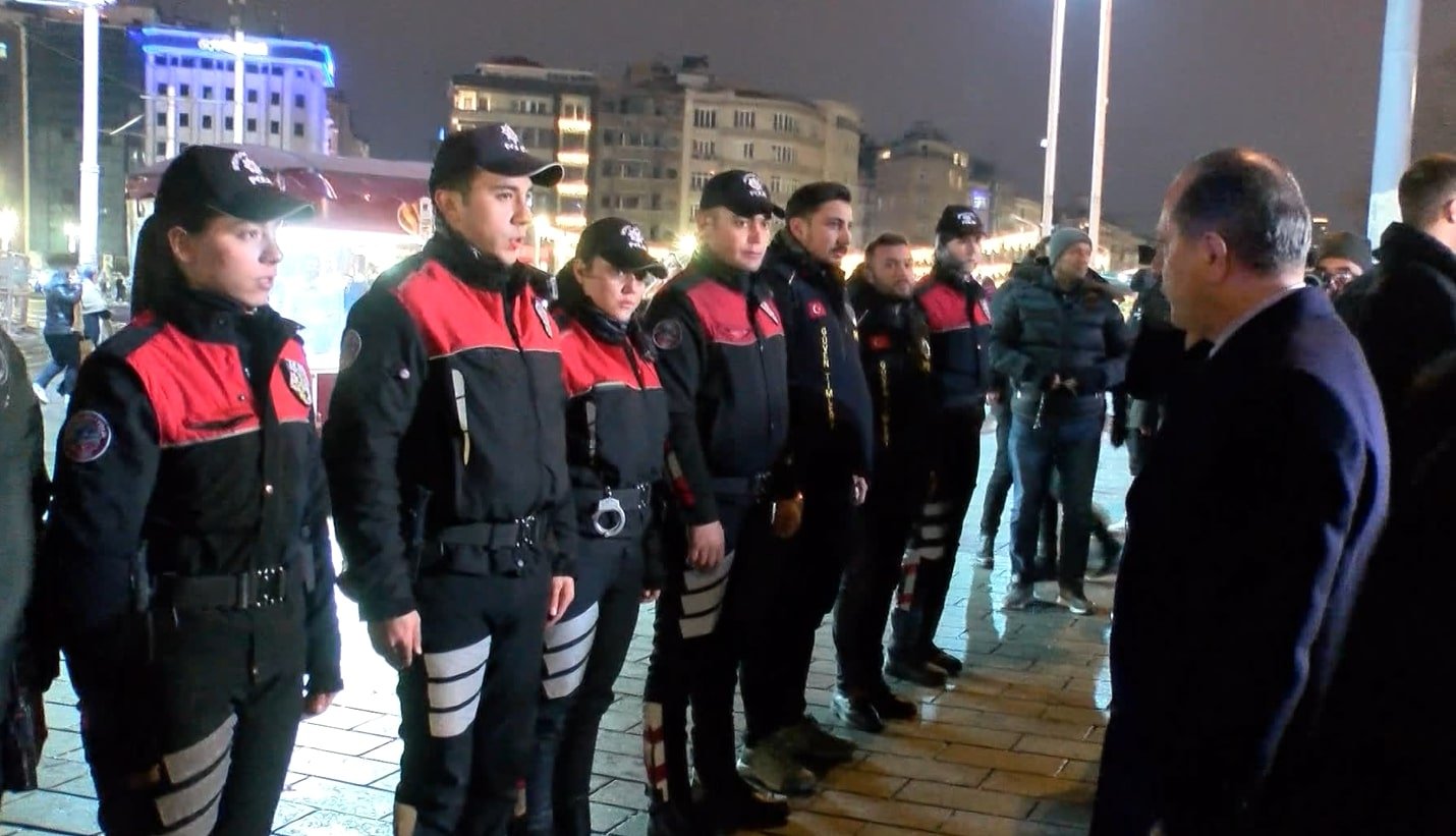 İstanbul Emniyet Müdürü Selami Yıldız yılbaşı denetimi