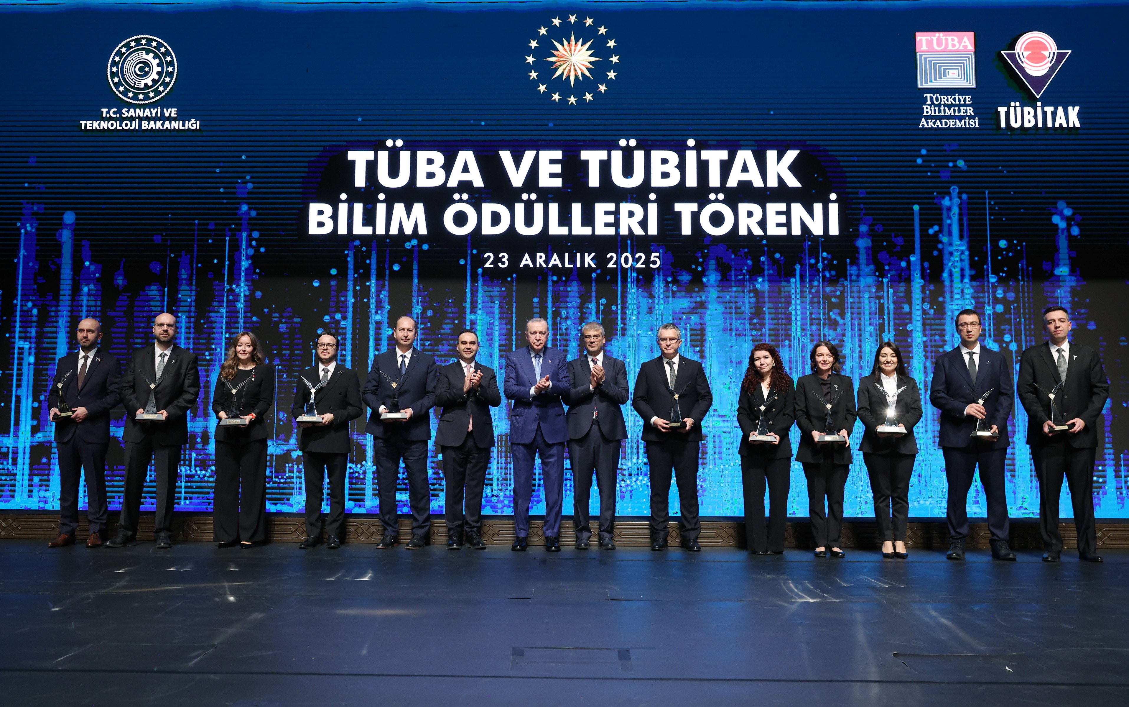 Cumhurbaşkanı Erdoğan Bilim Ödülü Töreninde