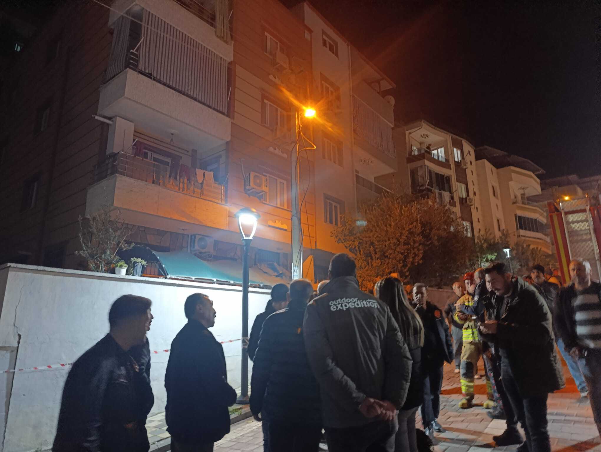 Tahliye edilen binaların dış görünümü