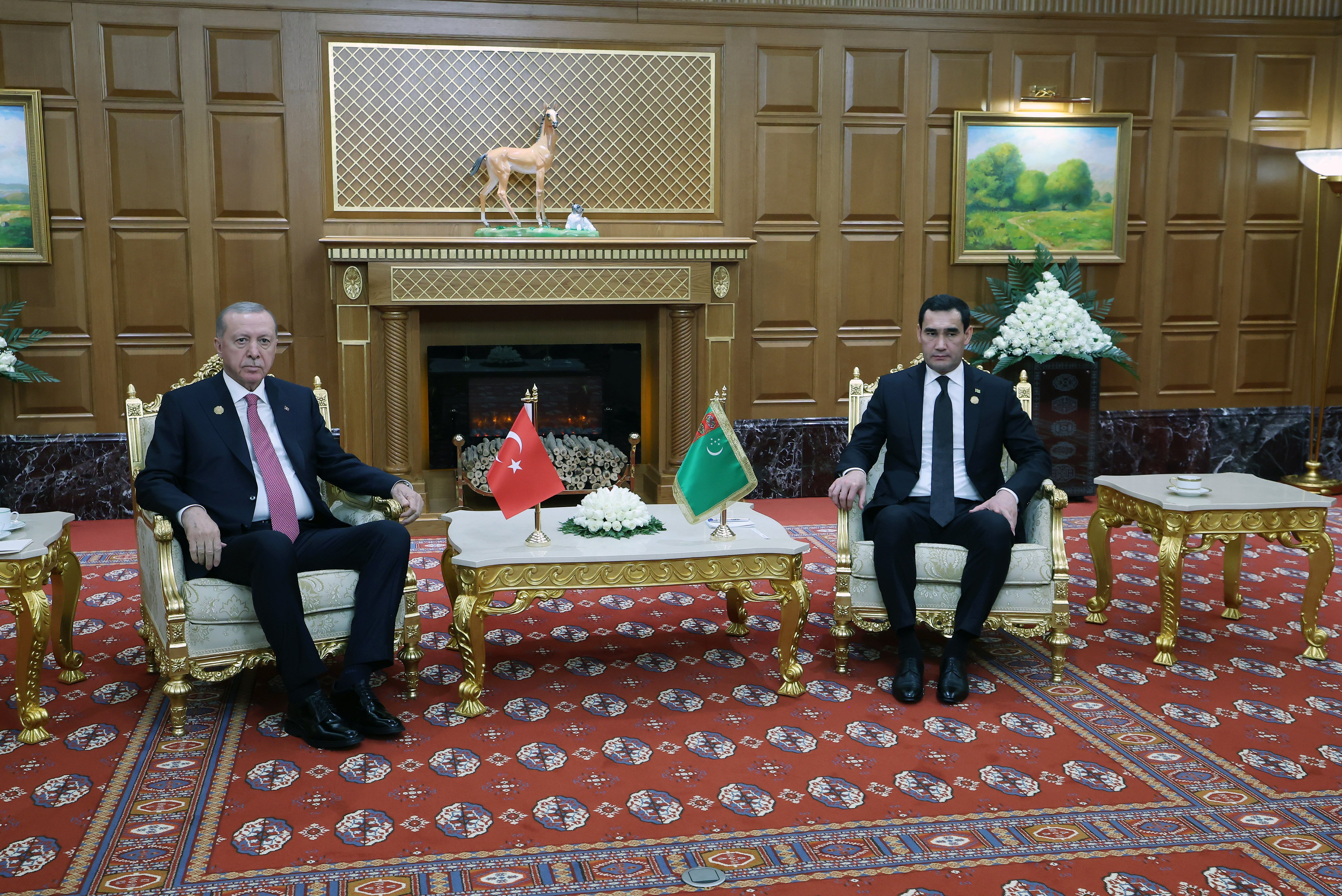 Cumhurbaşkanı Erdoğan Türkmenistan ziyareti