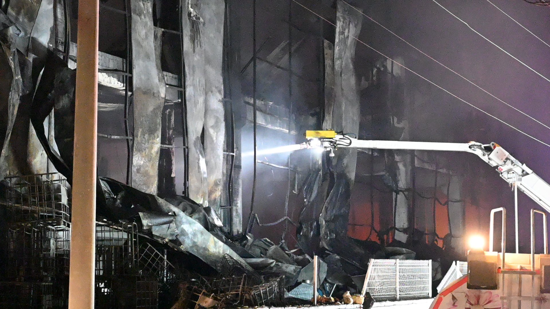 Kırıkkale yangın soğutma çalışması