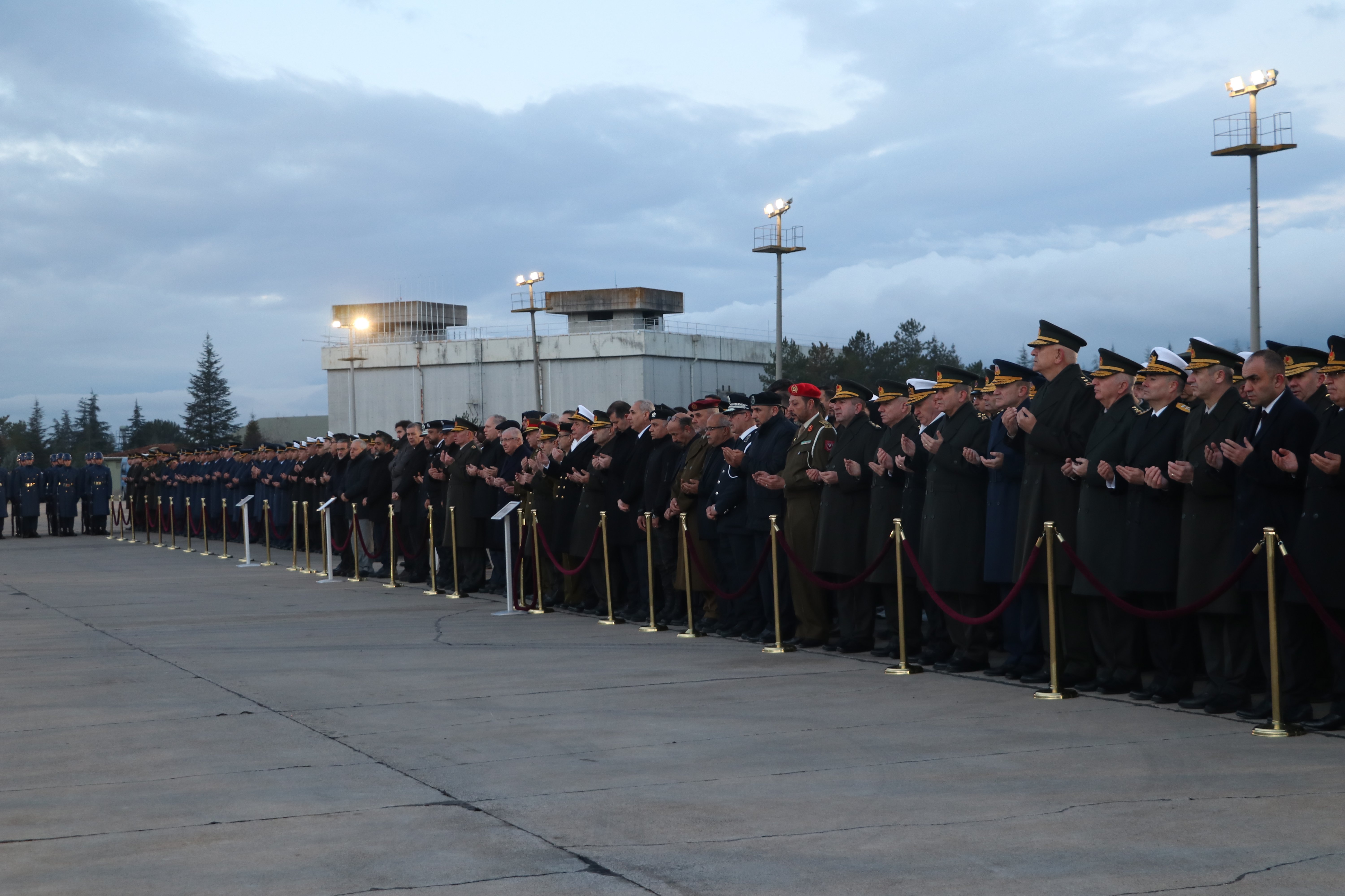 Cenaze töreni görüntüsü