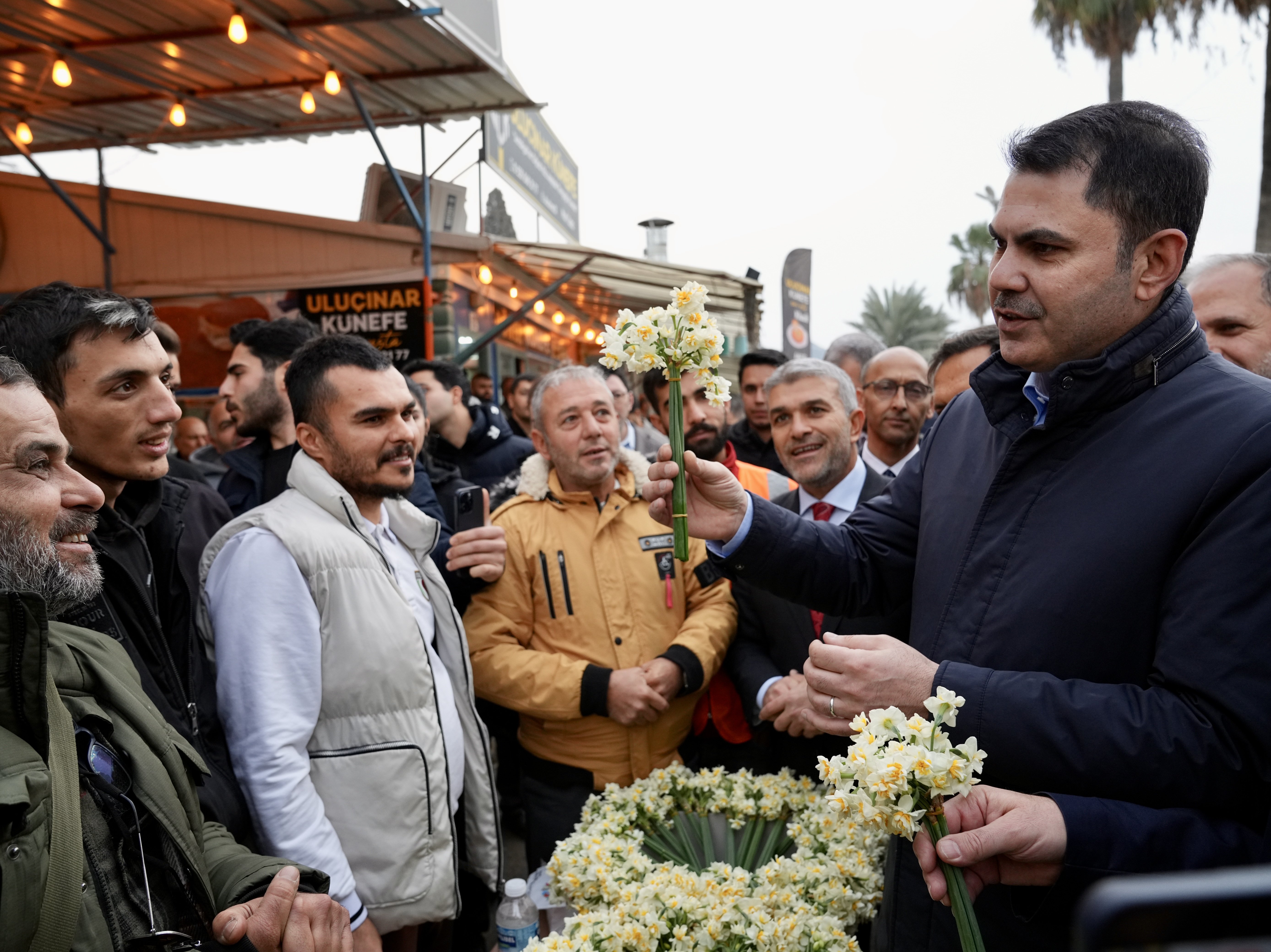 Bakan Kurum Hatay şantiyelerinde