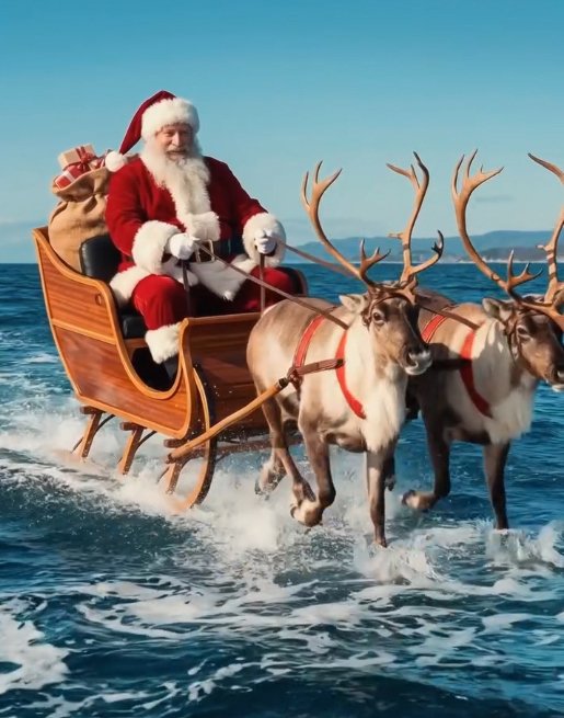 Yapay Zeka Noel Baba Görseli