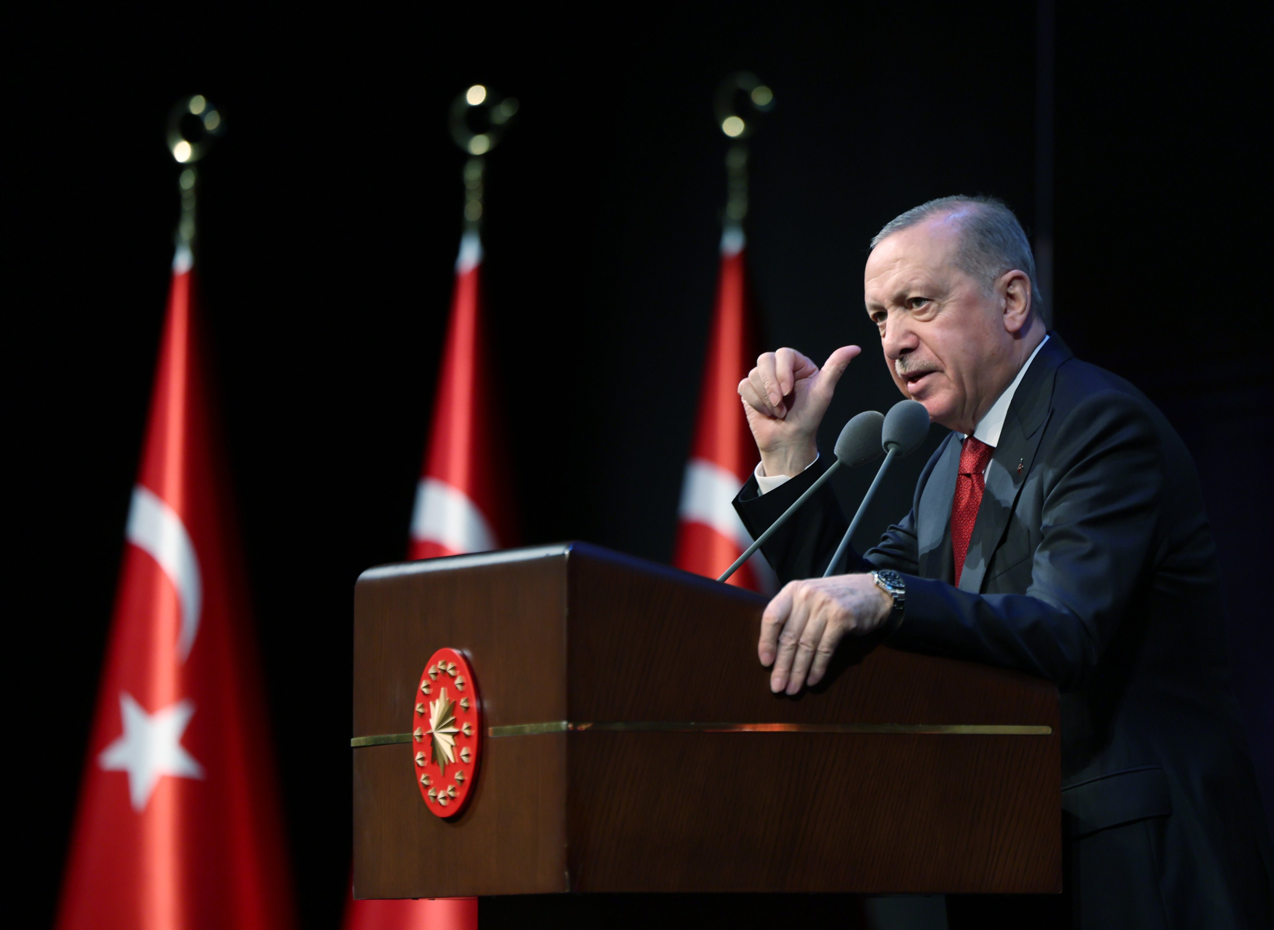 Cumhurbaşkanı Erdoğan ve Adalet Bakanı Yılmaz Tunç Kura Töreninde