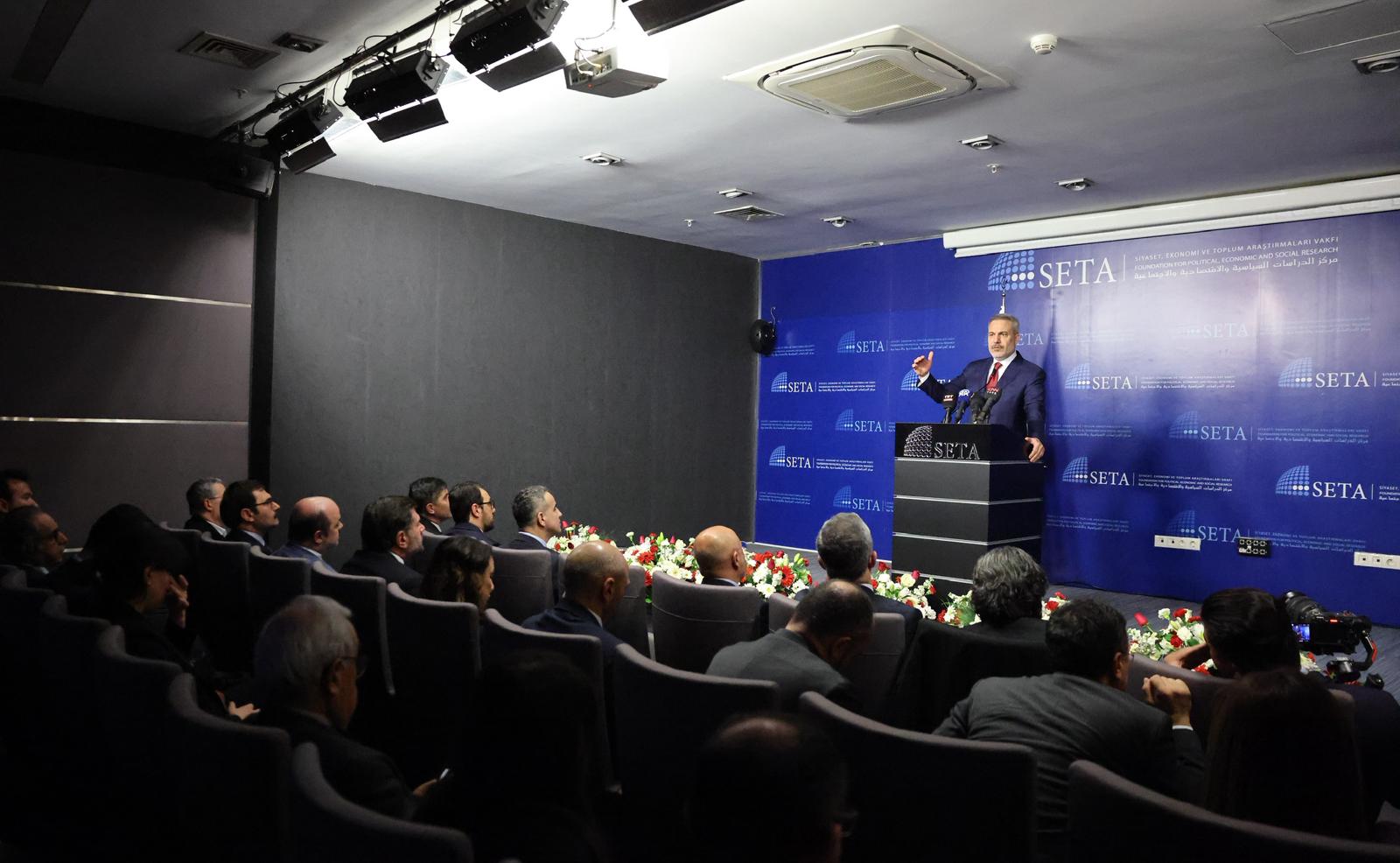 Dışişleri Bakanı Hakan Fidan SETA Konferansı