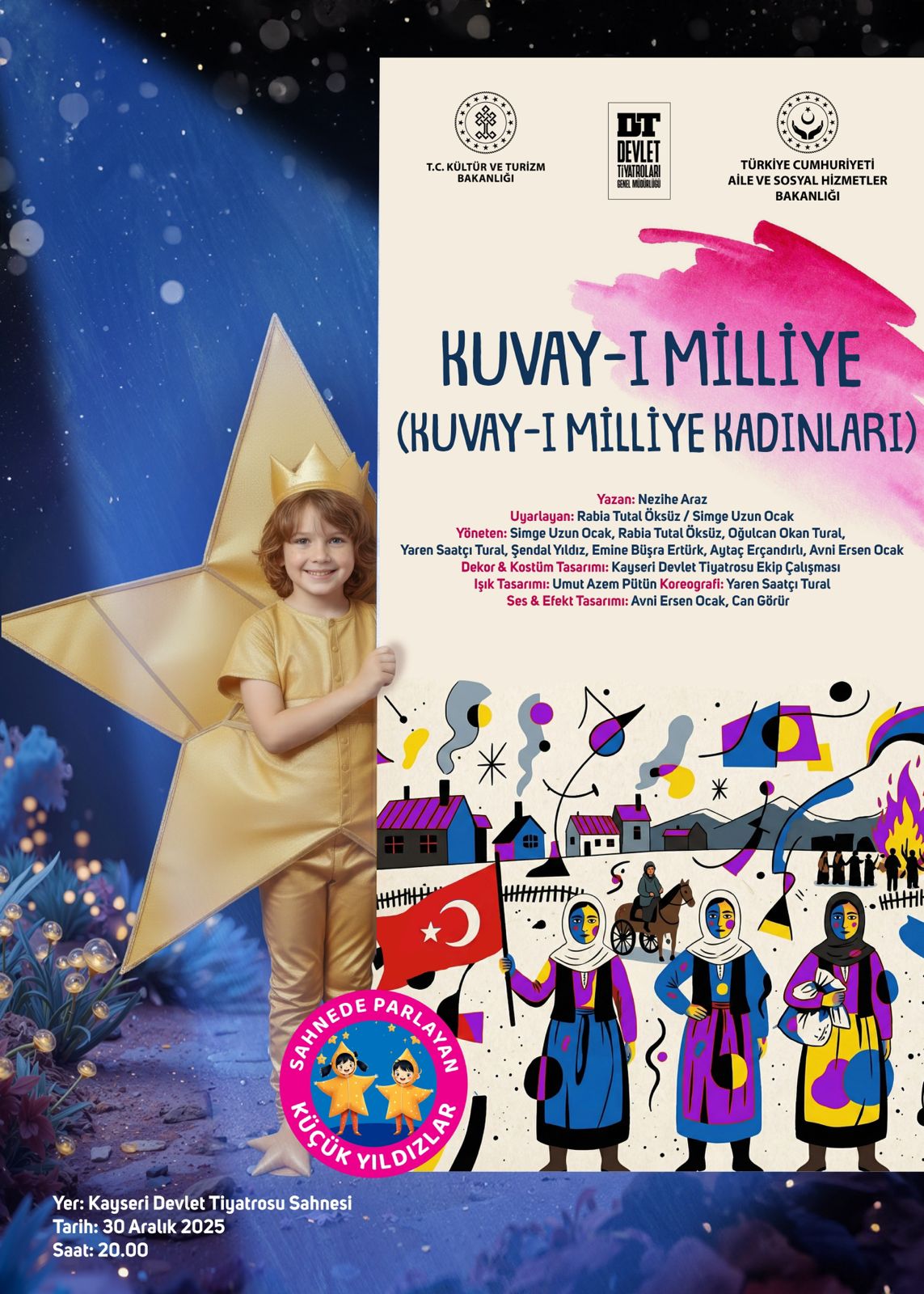 Sahnede Parlayan Küçük Yıldızlar Projesi