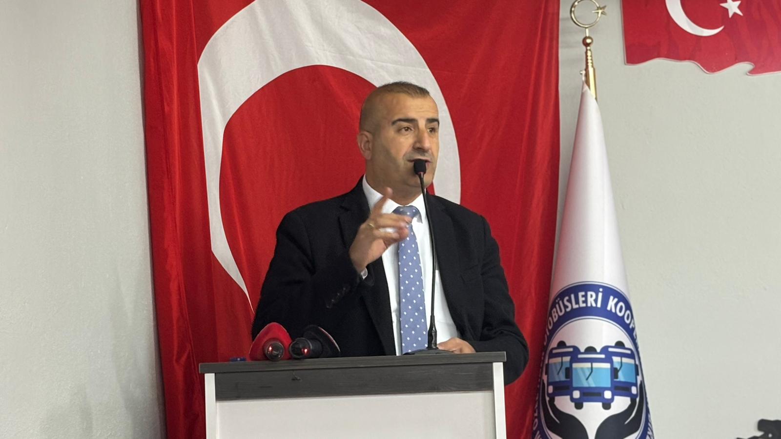 Özel halk otobüsü esnafı toplantıda