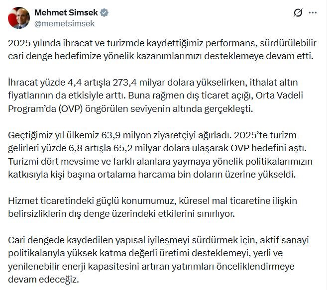 Türkiye Ekonomisi İhracat Turizm