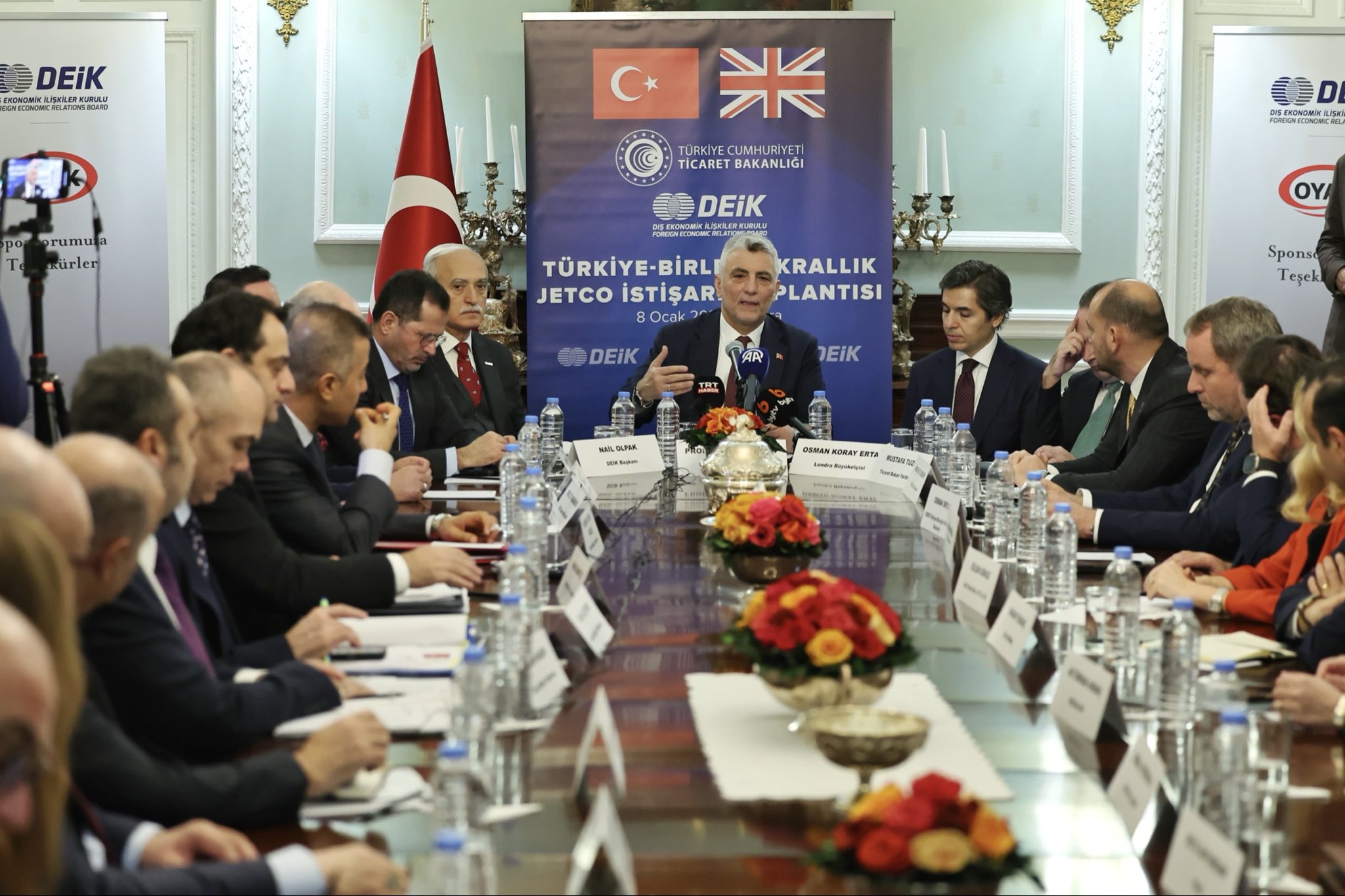 Ticaret Bakanı Ömer Bolat Londra Türk İş İnsanları