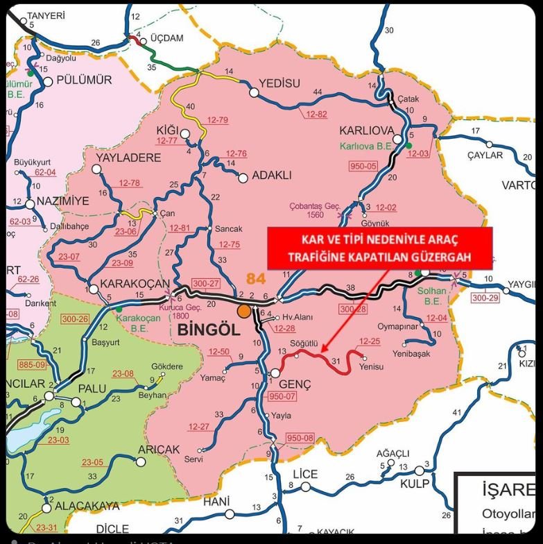 Bingöl Valiliği Kar Kararı