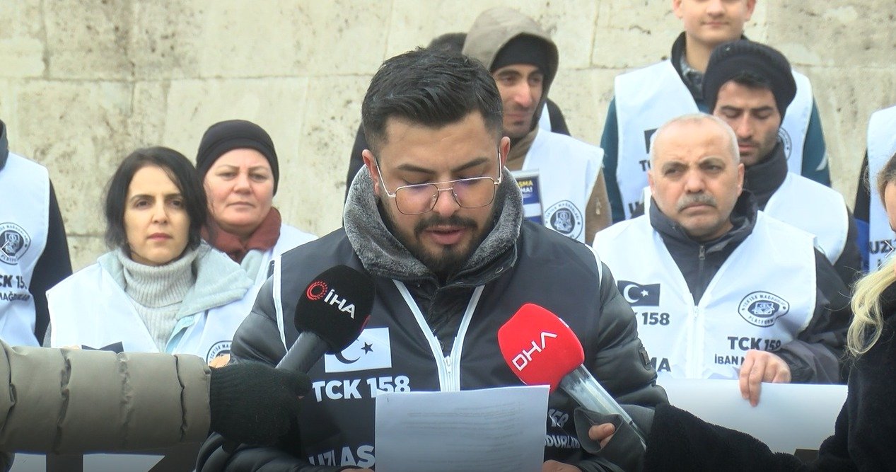 TCK 158 mağduru Tuğba Doğan açıklama yapıyor