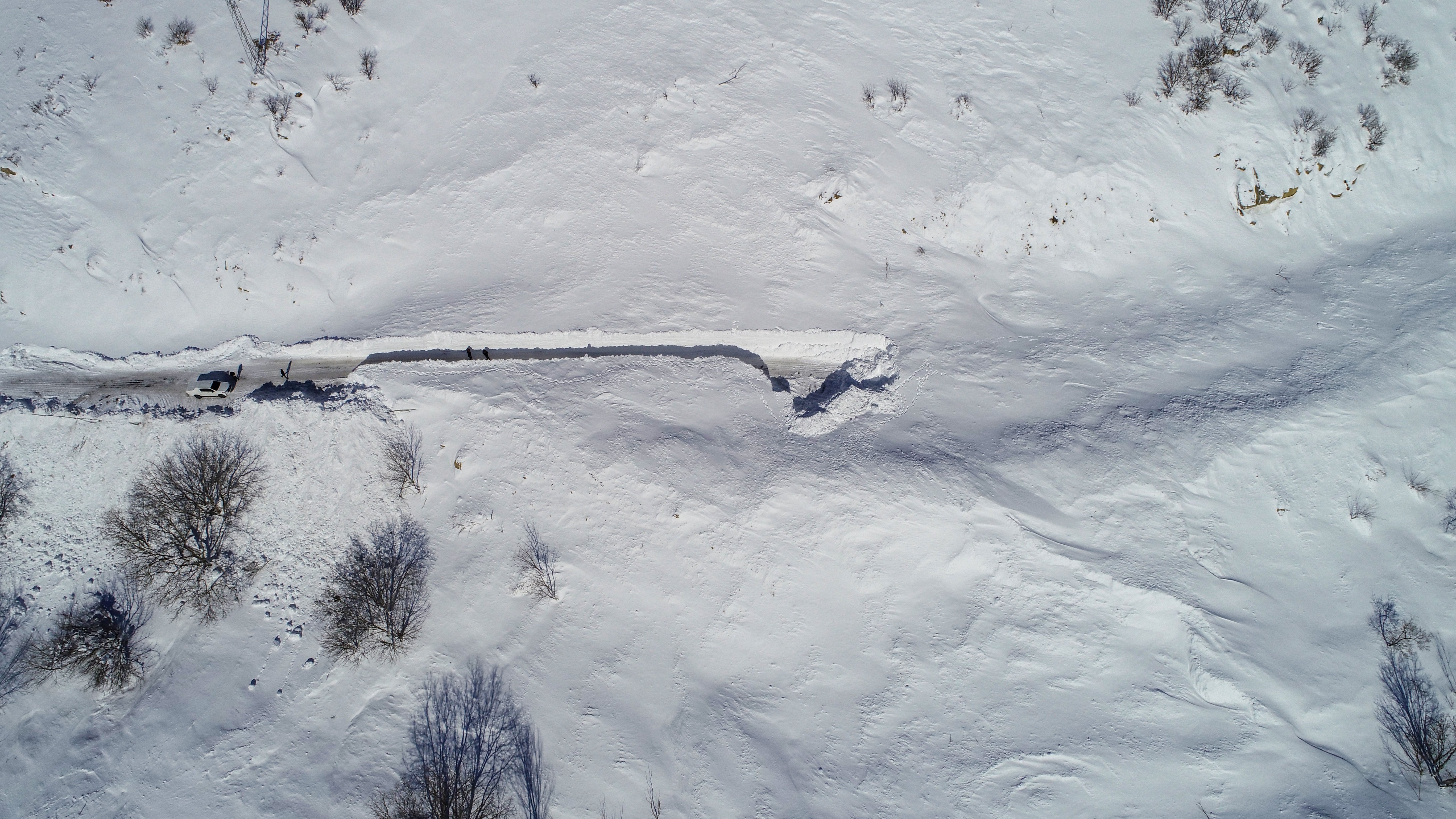 Van Çatak kar mücadelesi