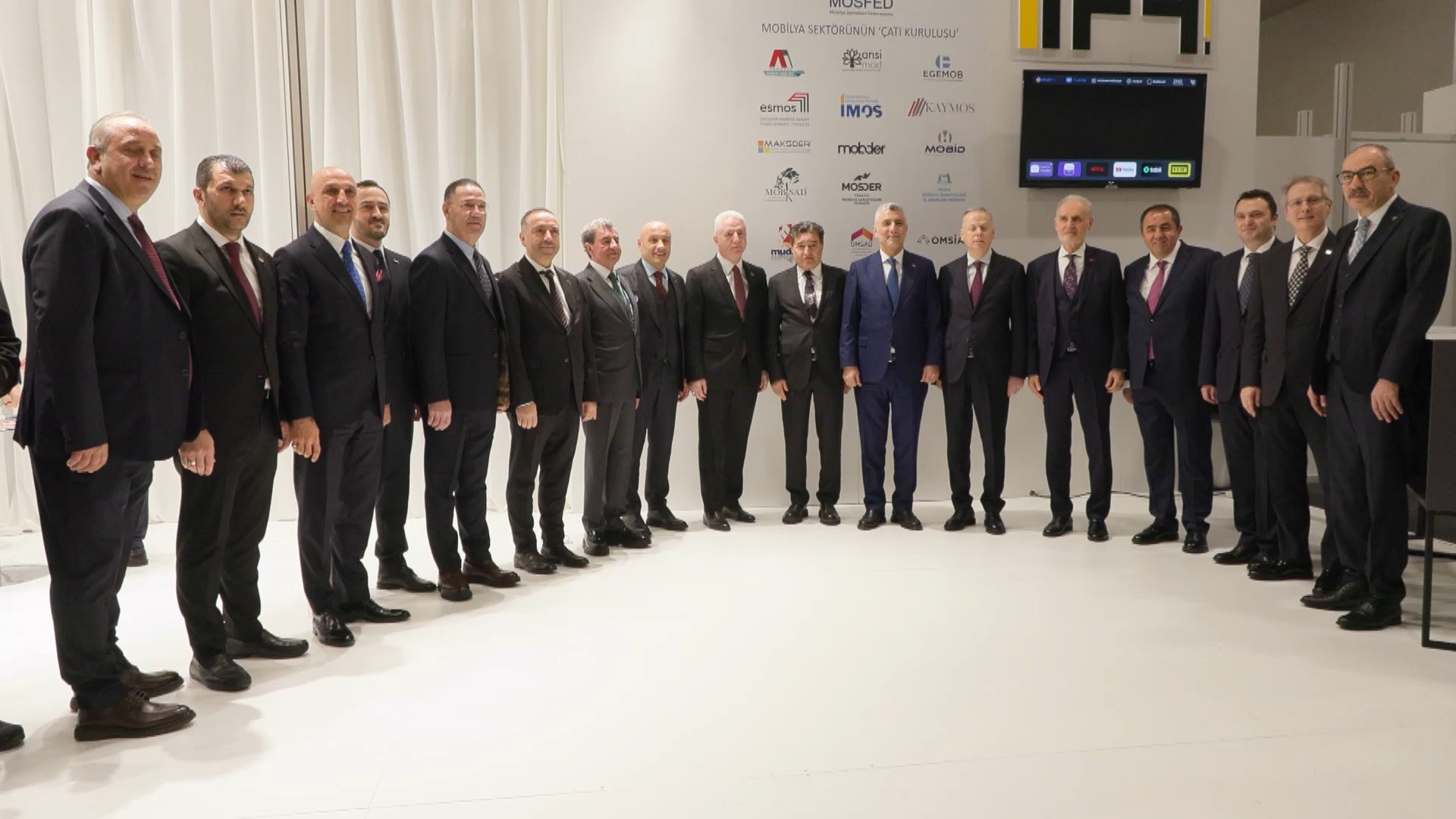 MOSFED Başkanı Ahmet Güleç konuşma yapıyor