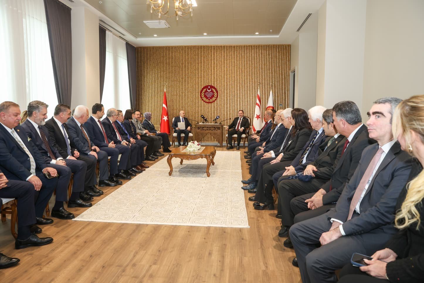 KKTC Meclis Başkanı Ziya Öztürkler konuşuyor