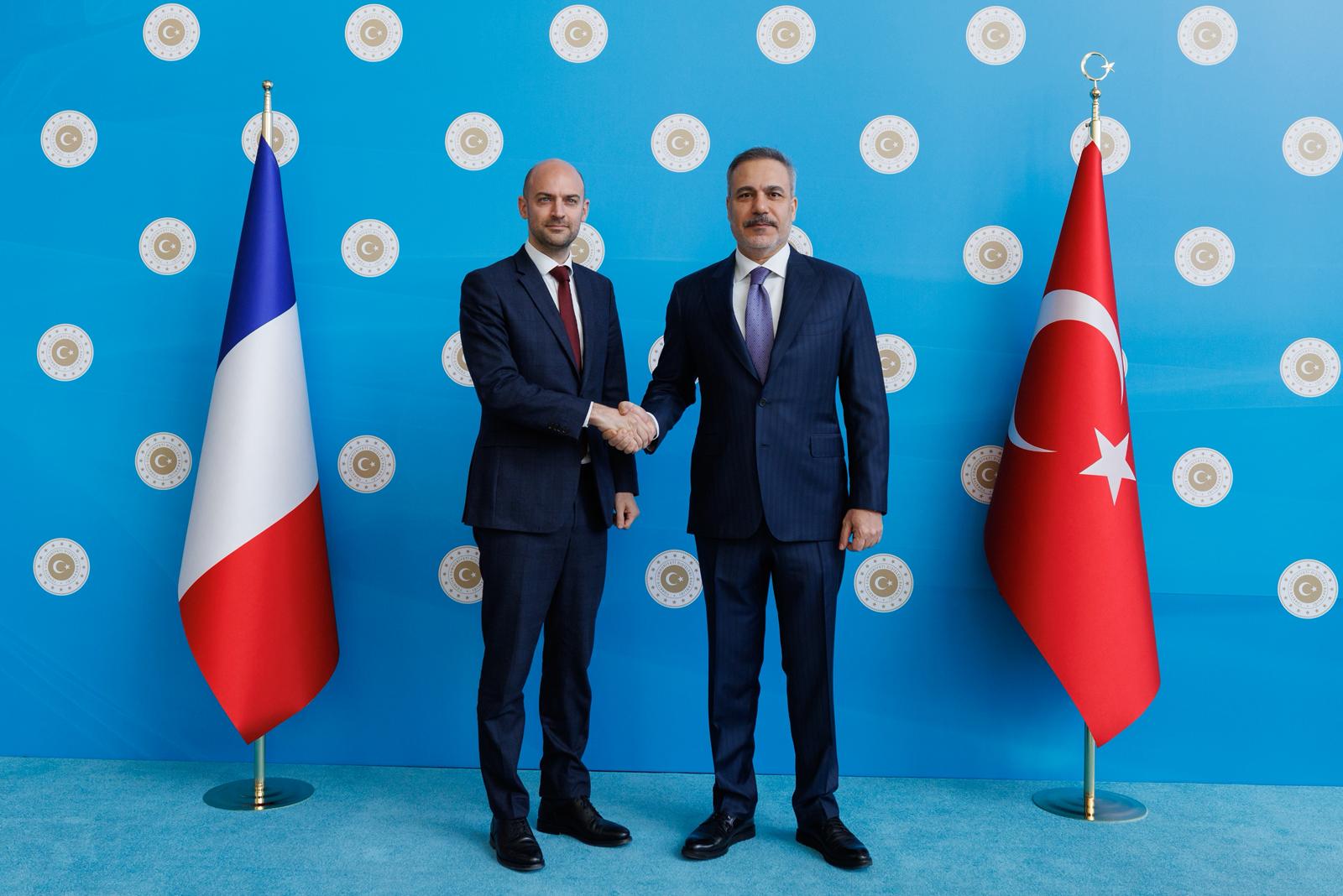 Dışişleri Bakanı Hakan Fidan Fransa Bakanı Barrot