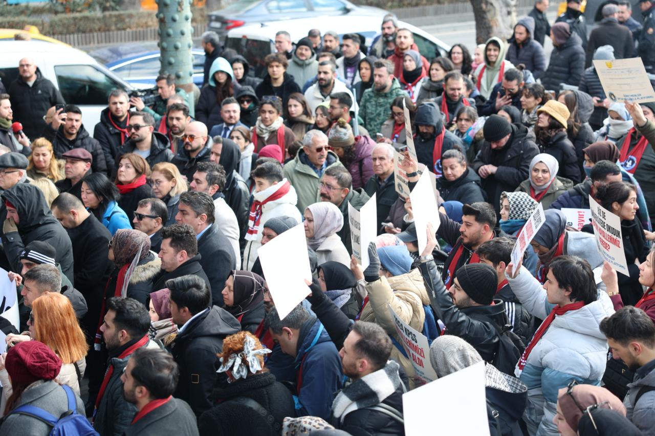 Öğretmenler Ortak Mücadele Platformu Basın Açıklaması
