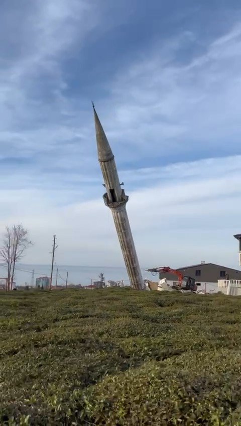 Rize Pazar eski cami yıkımı
