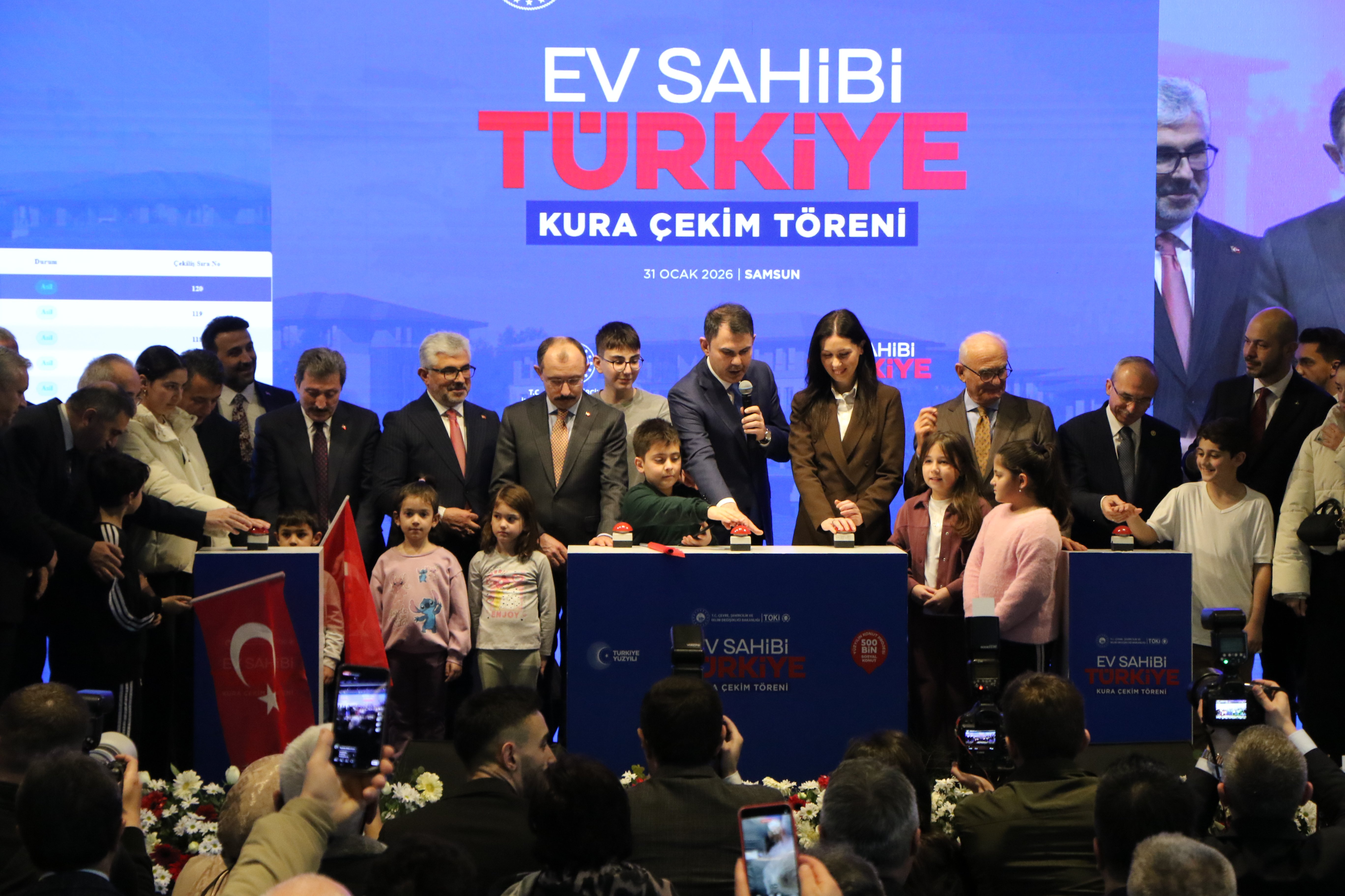 Samsun konut kurası