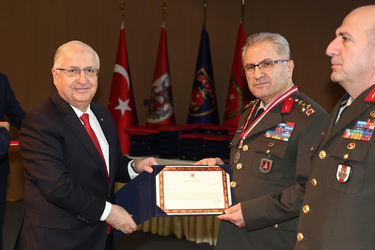 Milli Savunma Bakanı Yaşar Güler konuşma yapıyor