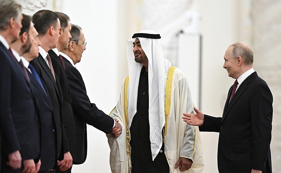 Putin Al Nahyan görüşmesi Kremlin