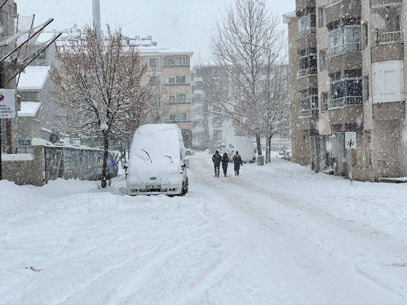 Tunceli kar mücadelesi ekipleri