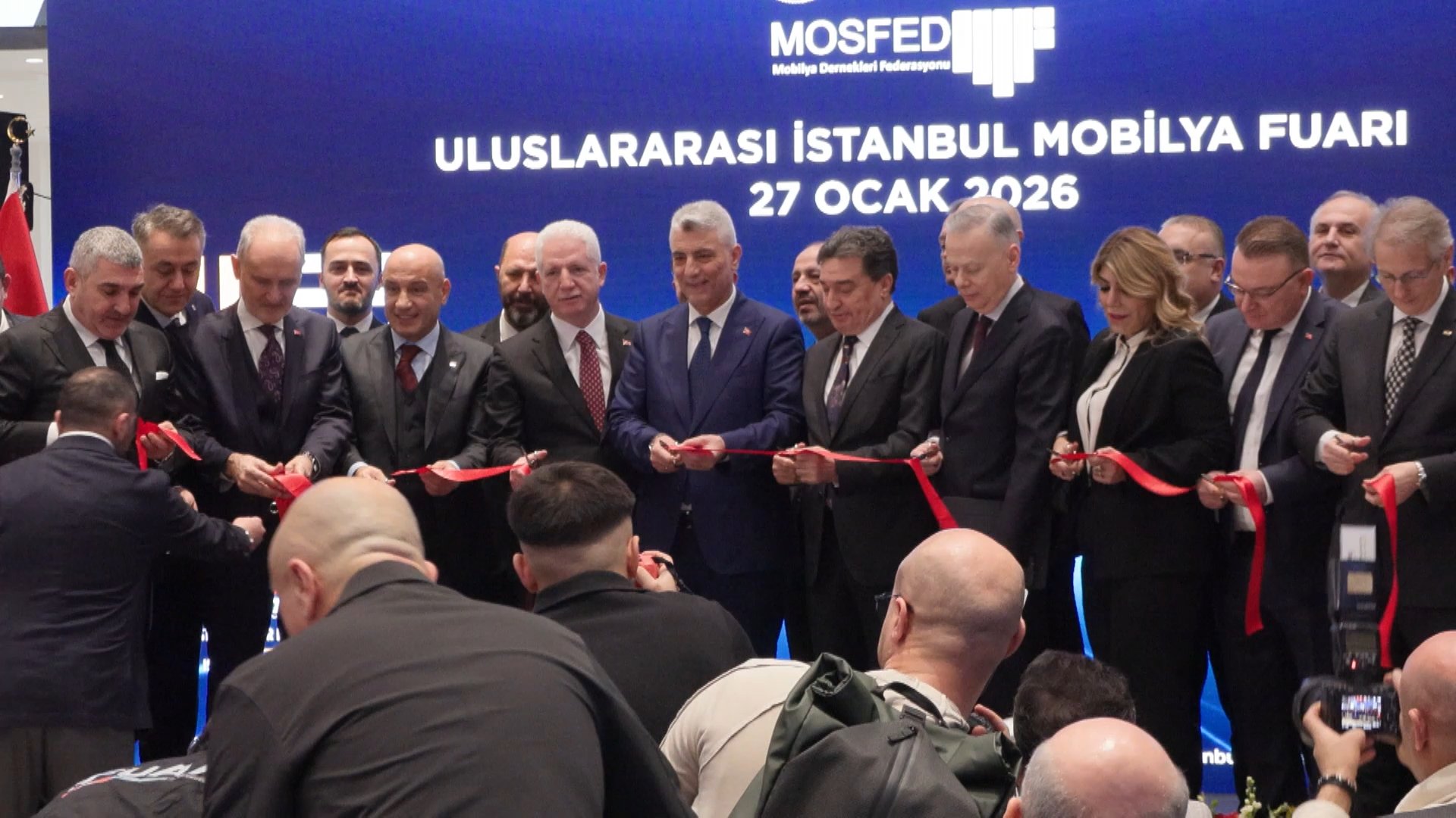 Uluslararası İstanbul Mobilya Fuarı açılış töreni