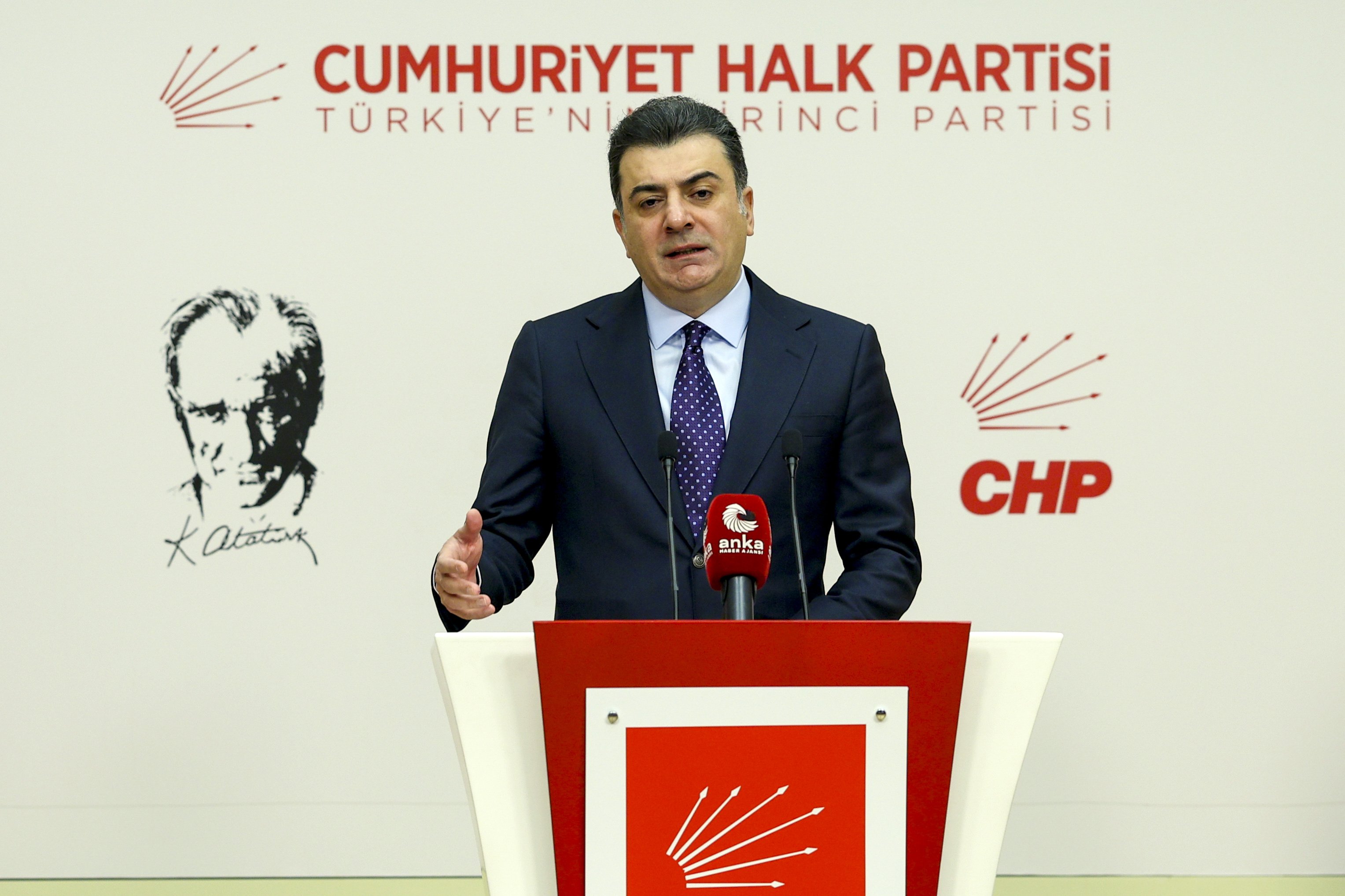 CHP Basın Toplantısı Zeynel Emre