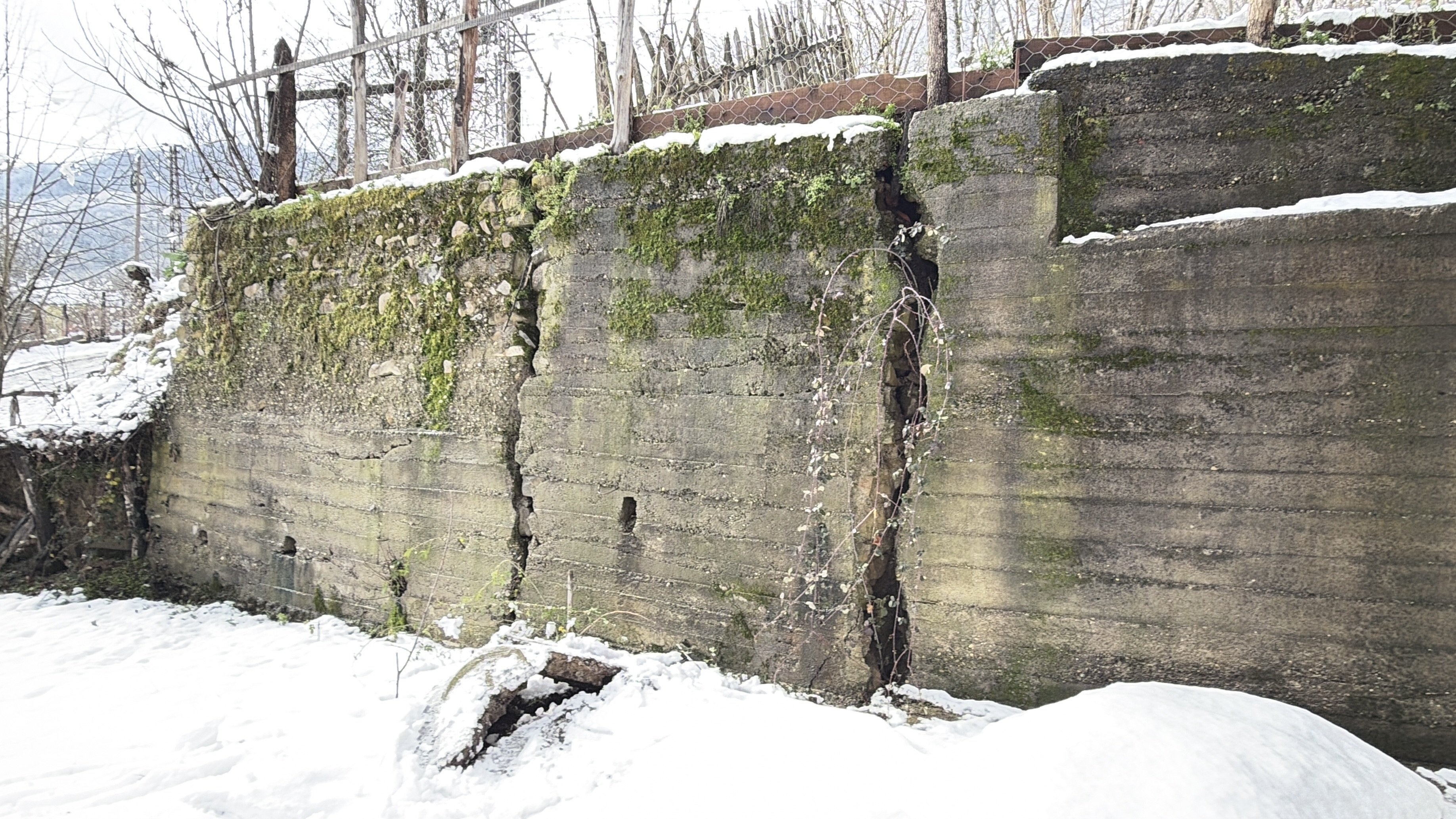 Bartın heyelan ev hasarı