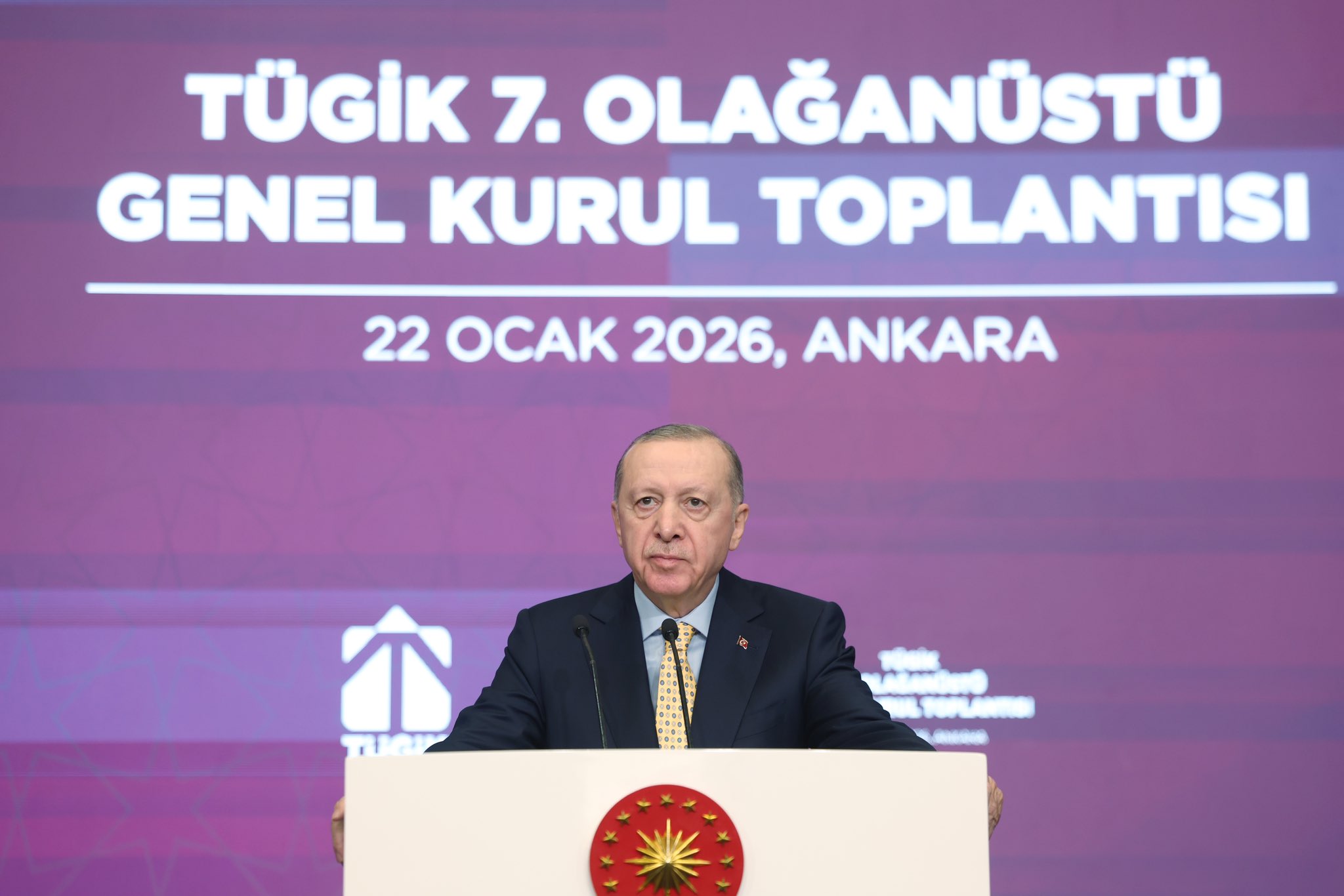 Cumhurbaşkanı Erdoğan TÜGİK Genel Kurulunda Konuşuyor