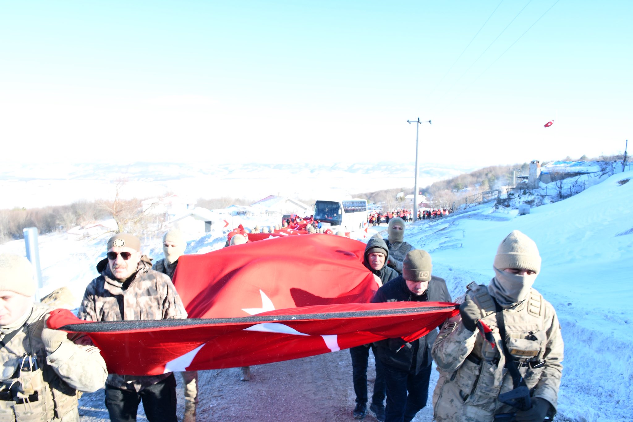 Dev Türk bayrağı Samsun