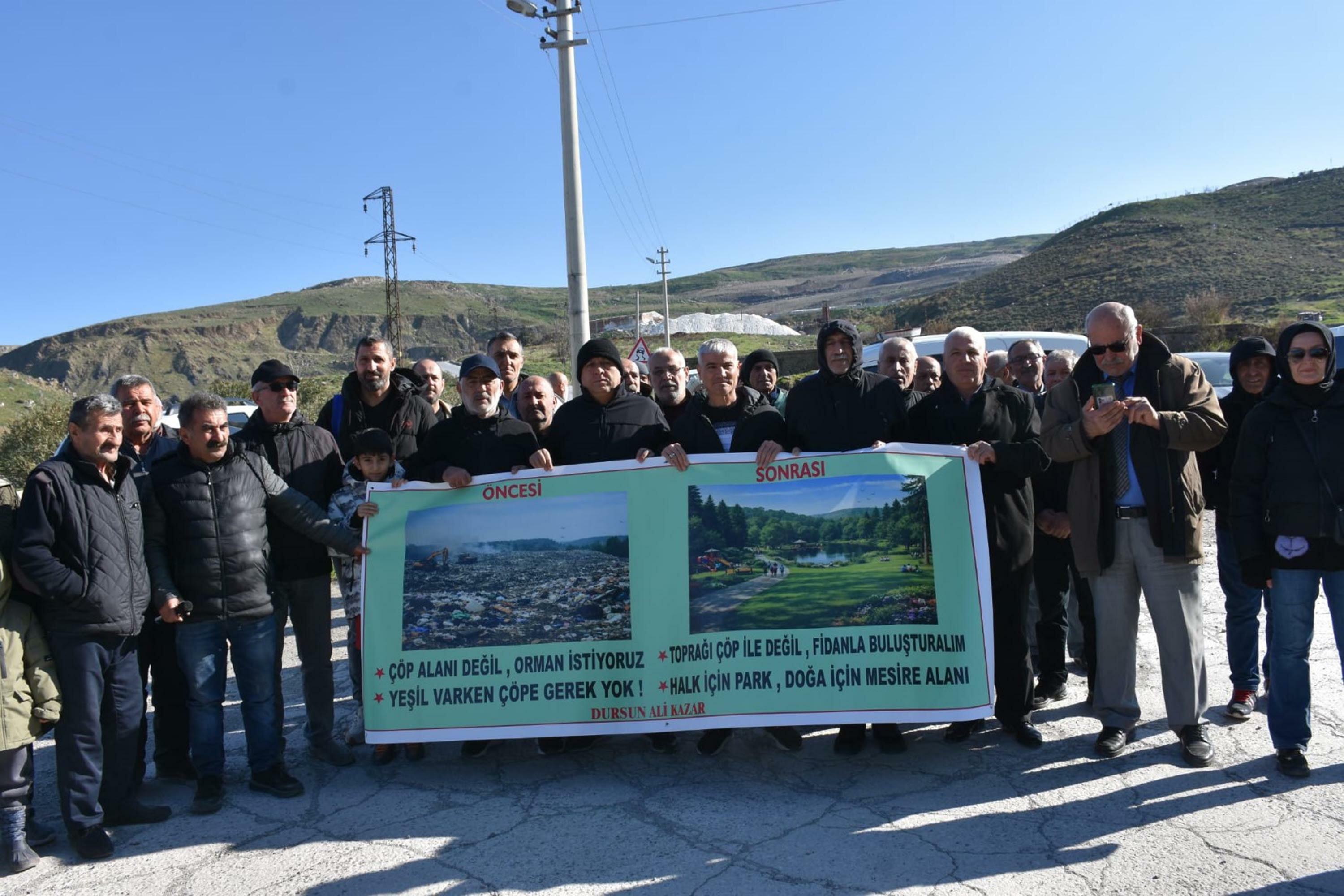 Harmandalı çöplüğü yeşil alan talebi