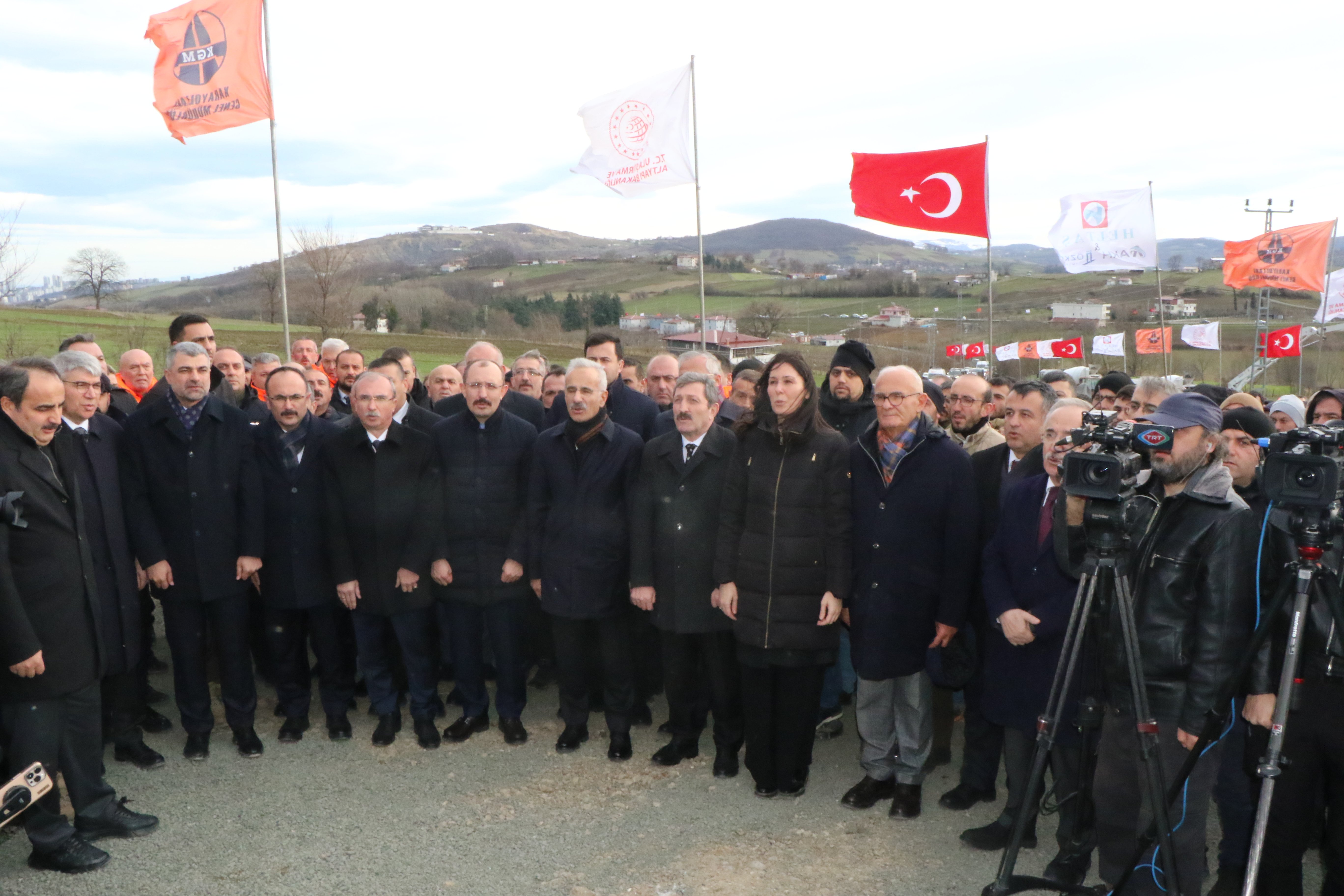 Bakan Uraloğlu Samsun Batı Çevre Yolu Temel Atma Töreni