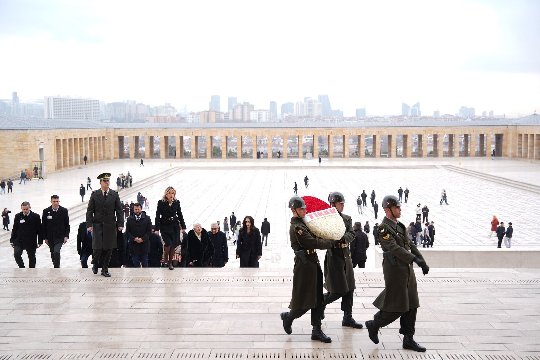 TİKAV Heyeti Anıtkabir