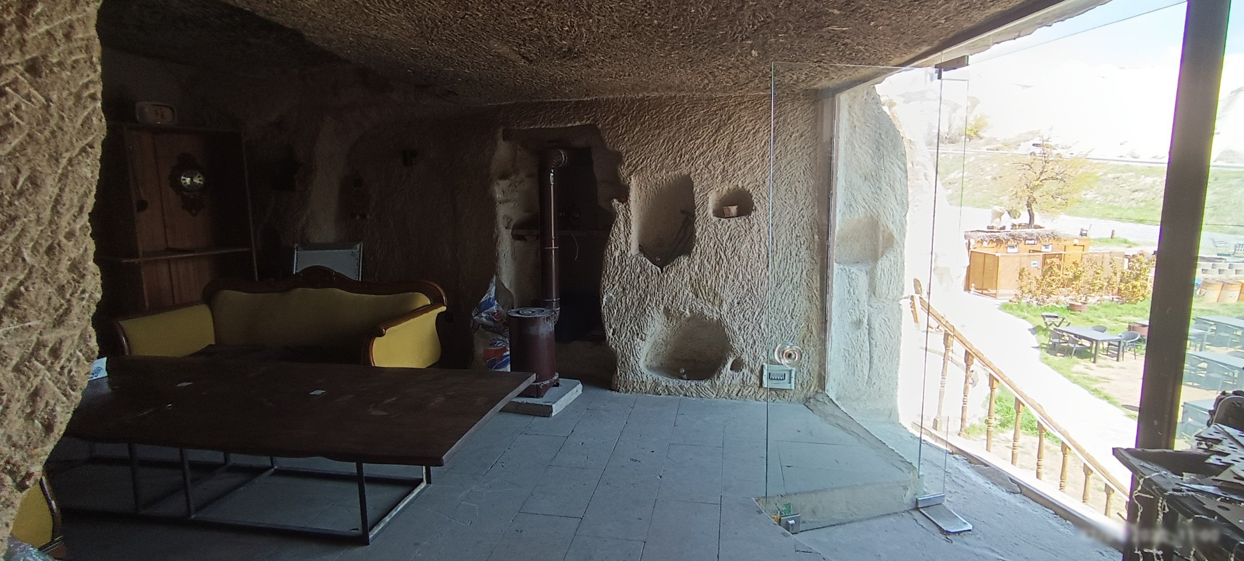 Kapadokya Alan Başkanlığı kaçak restoran yıkımı