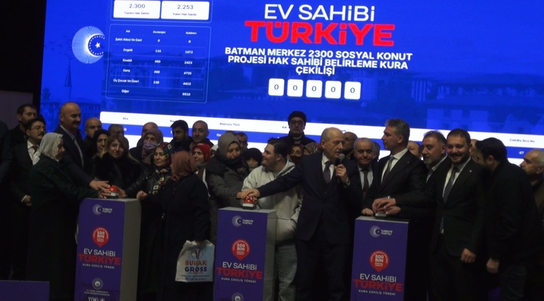 Batman TOKİ Kura Çekimi Töreni