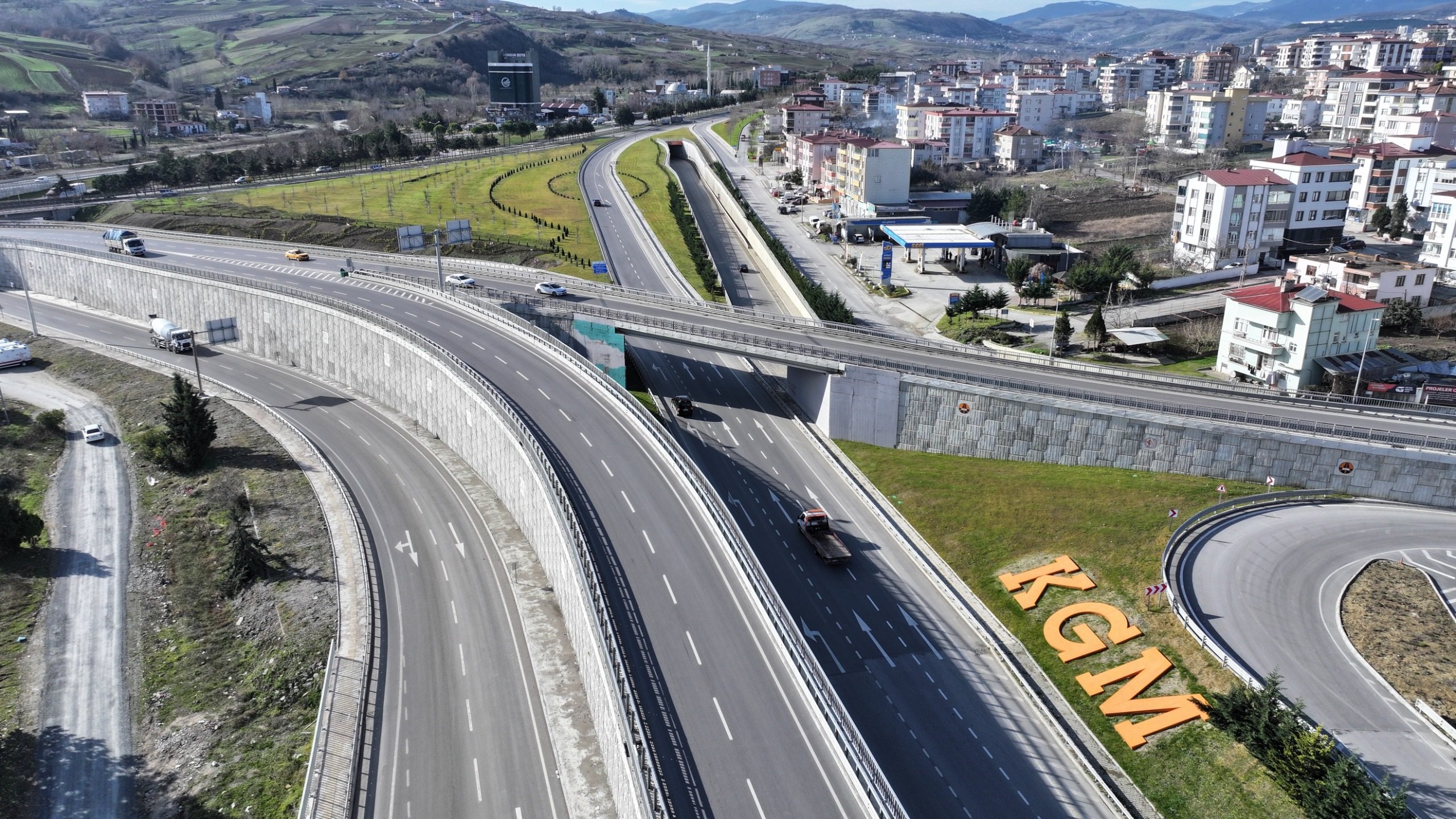 Samsun Batı Çevre Yolu proje haritası