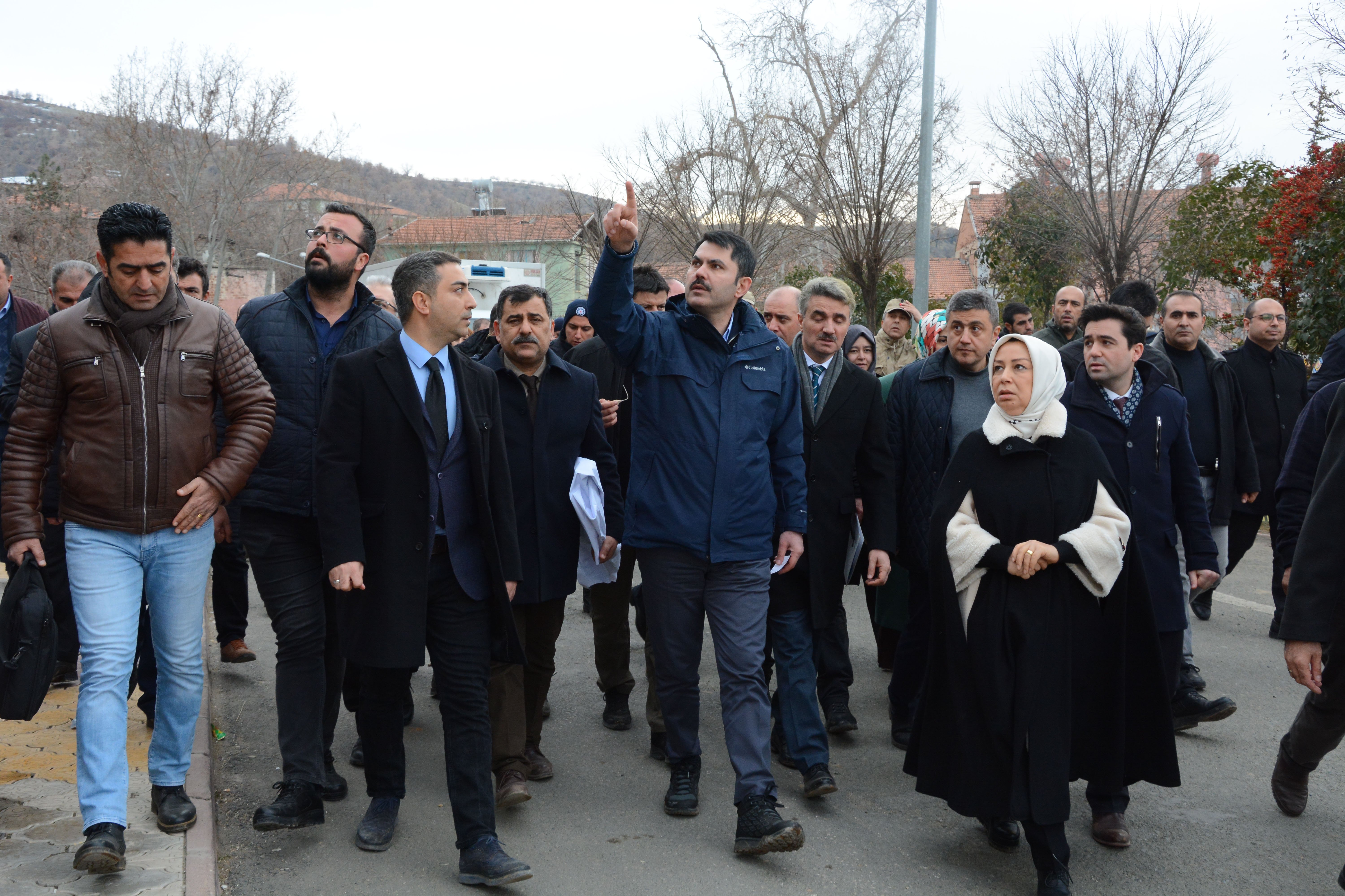 Bakan Murat Kurum Elazığ Depremi