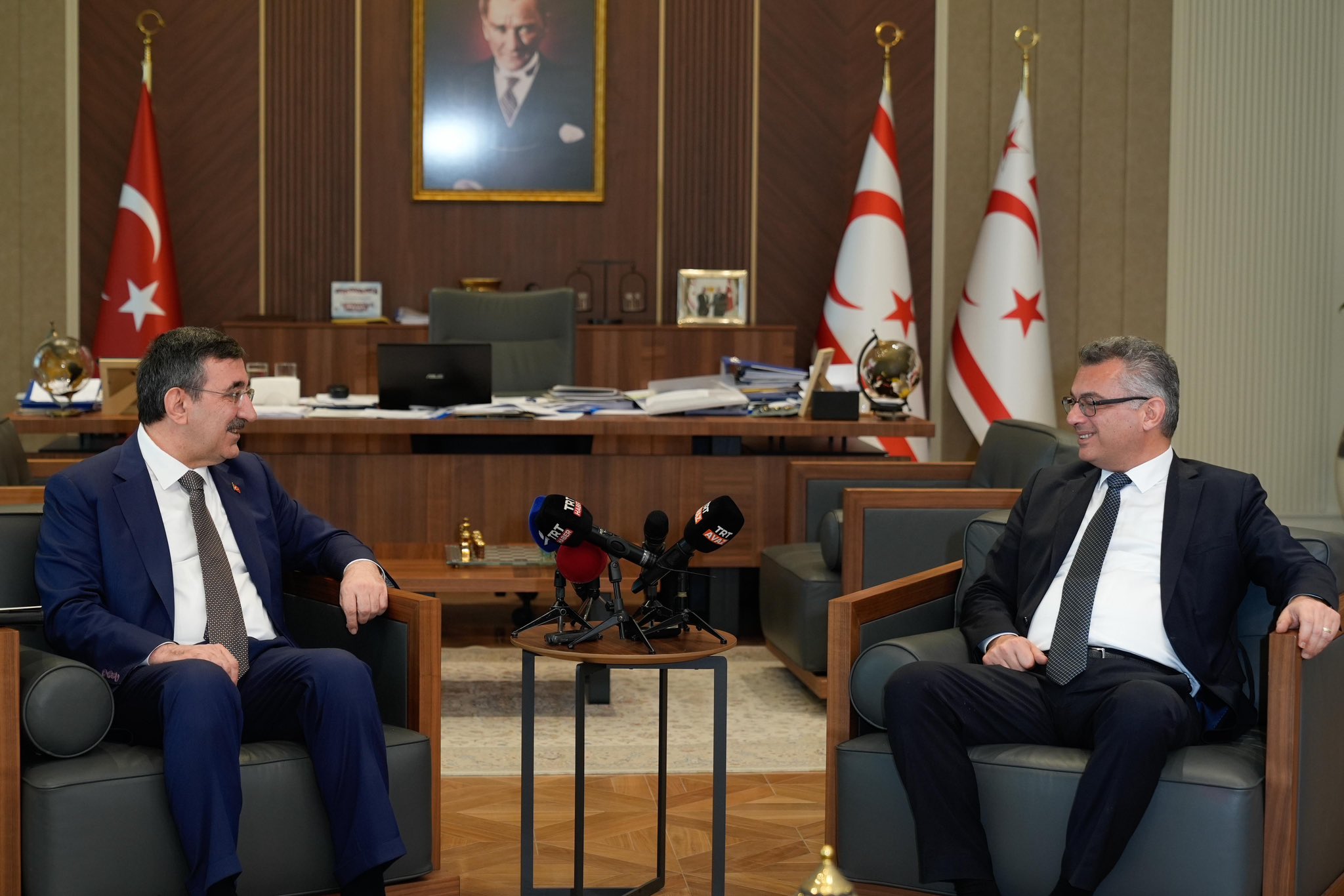 Cevdet Yılmaz KKTC Tufan Erhürman görüşmesi