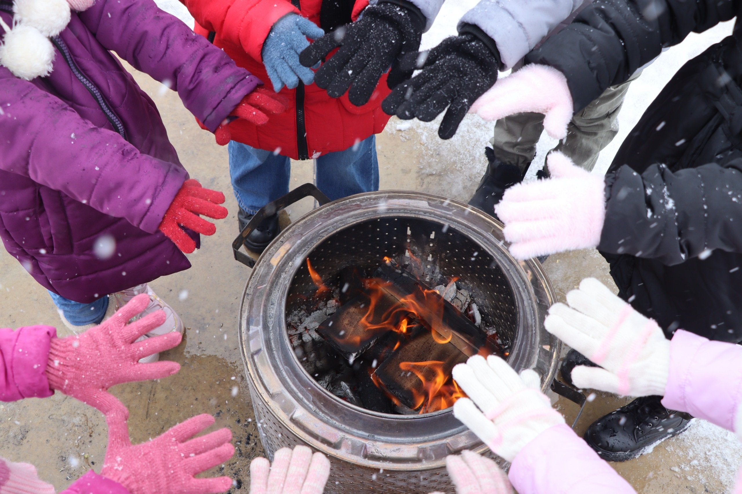 Sevgi Evleri Çocukları Kızak Keyfi