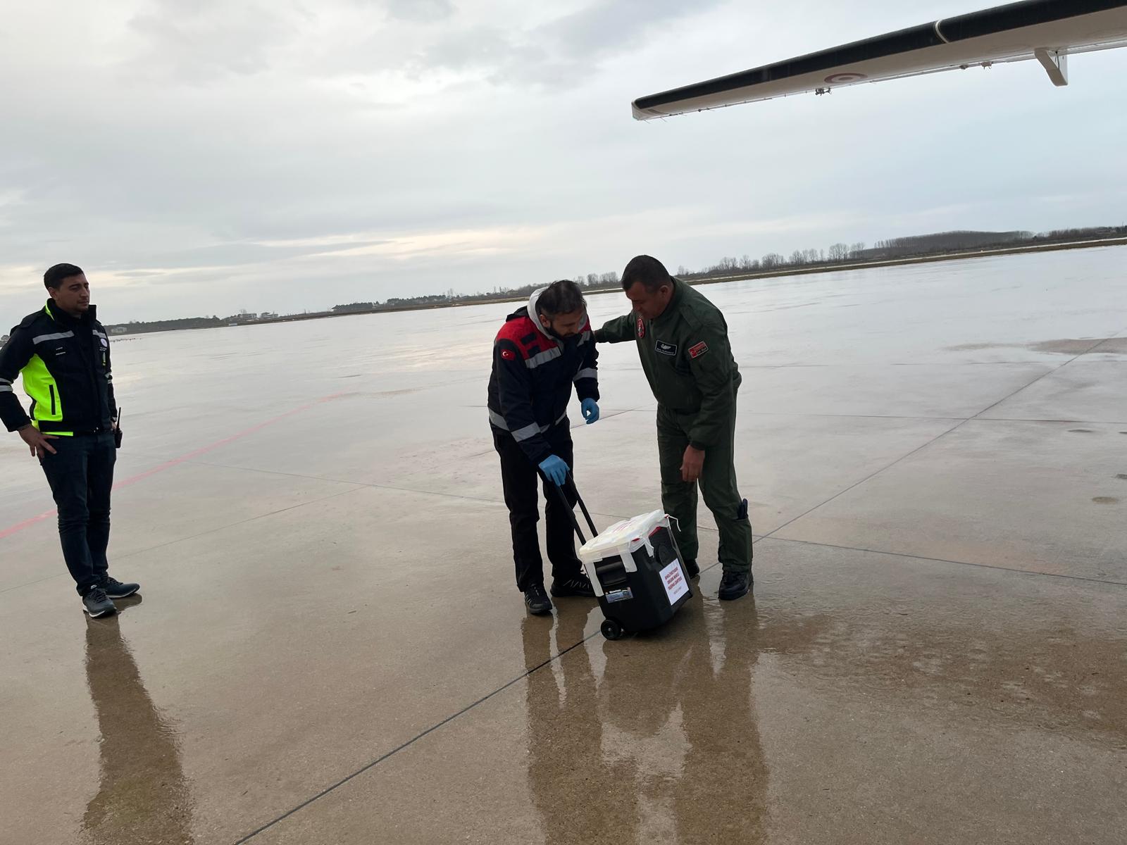 MSB Ambulans Uçağı Organ Nakli